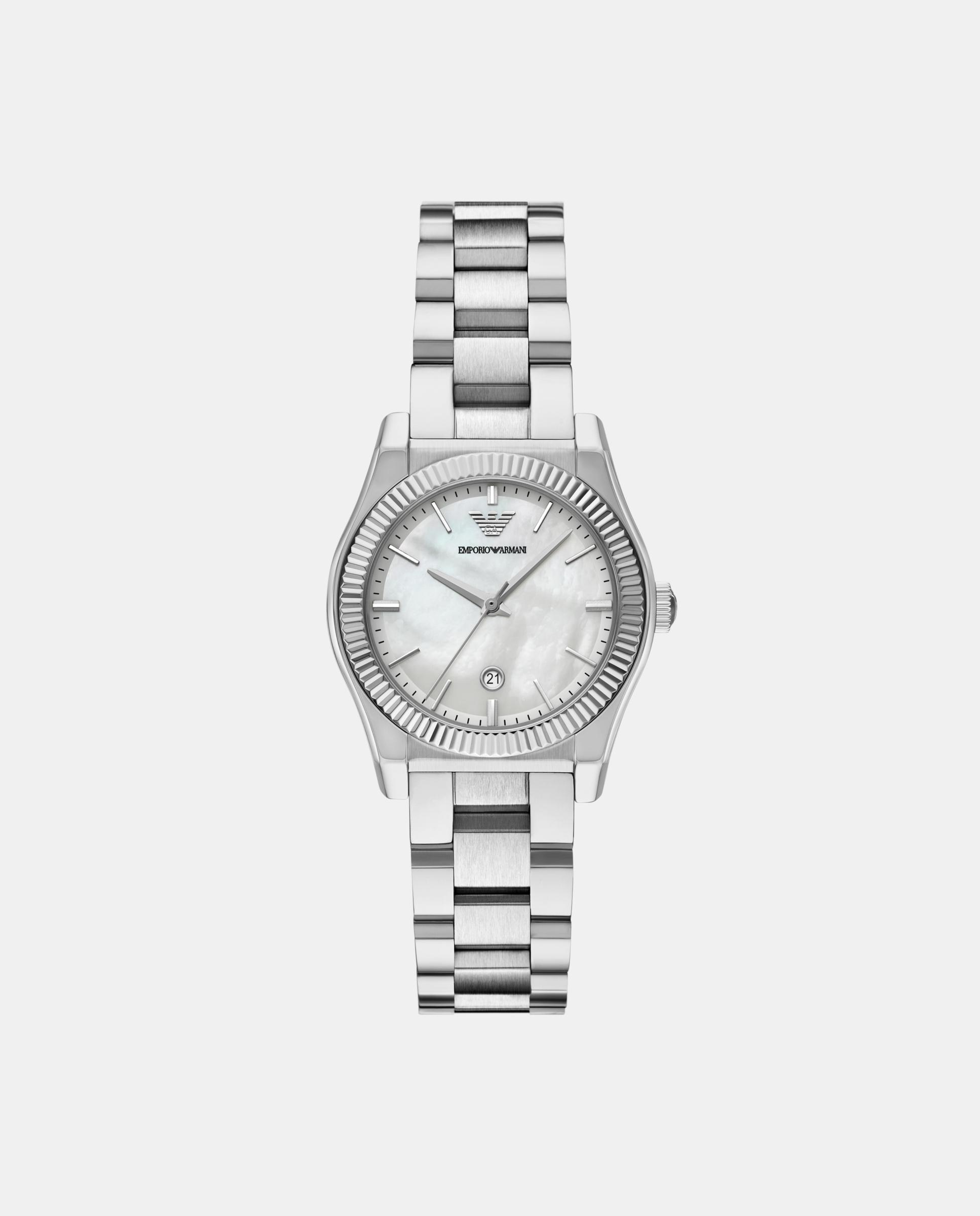 Imagen 0 de Reloj de mujer ar11723 con fecha Plateado
