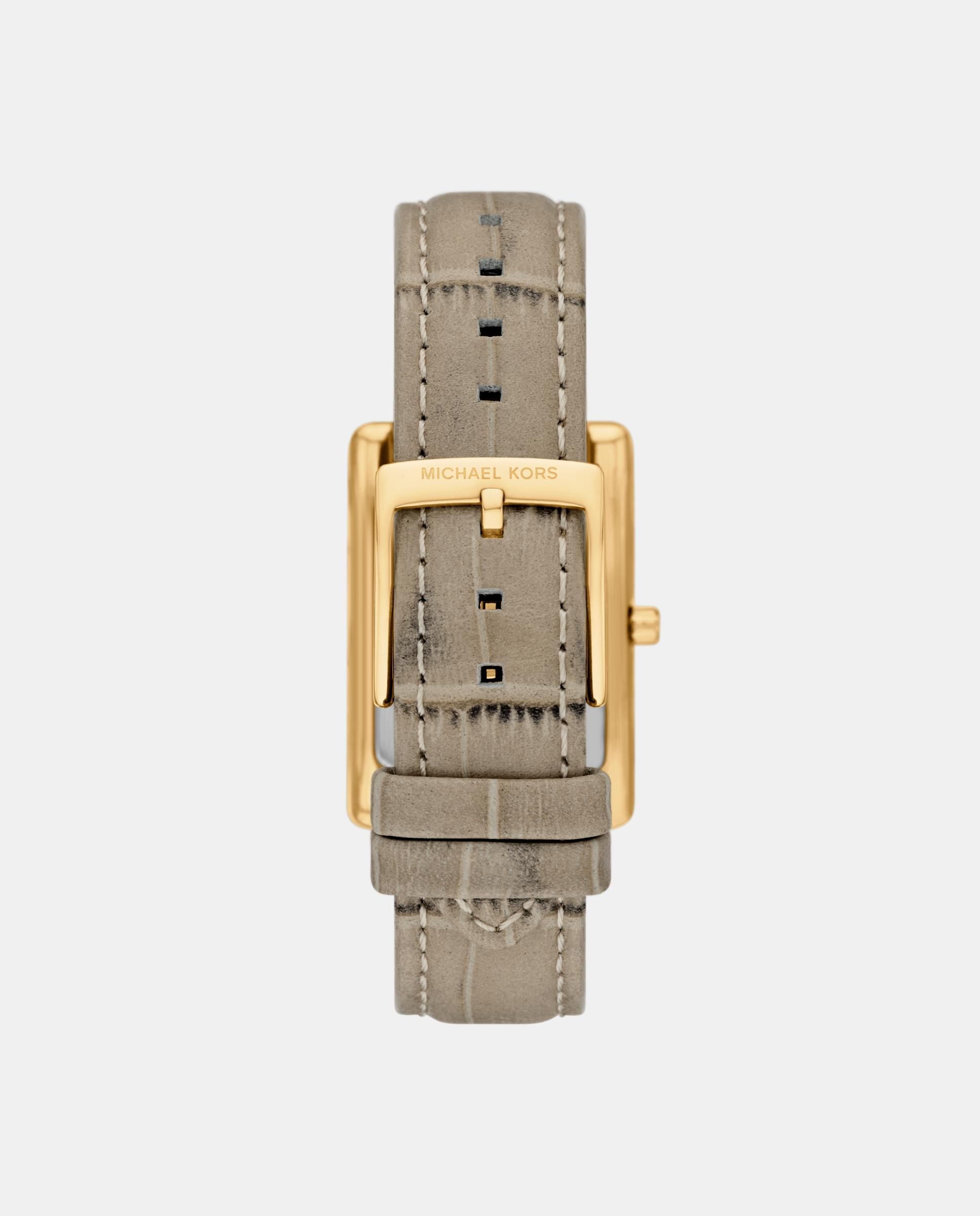 Reloj de mujer essex mk4964 con correa de piel y tres agujas - Michael Kors - Oro Oro-2