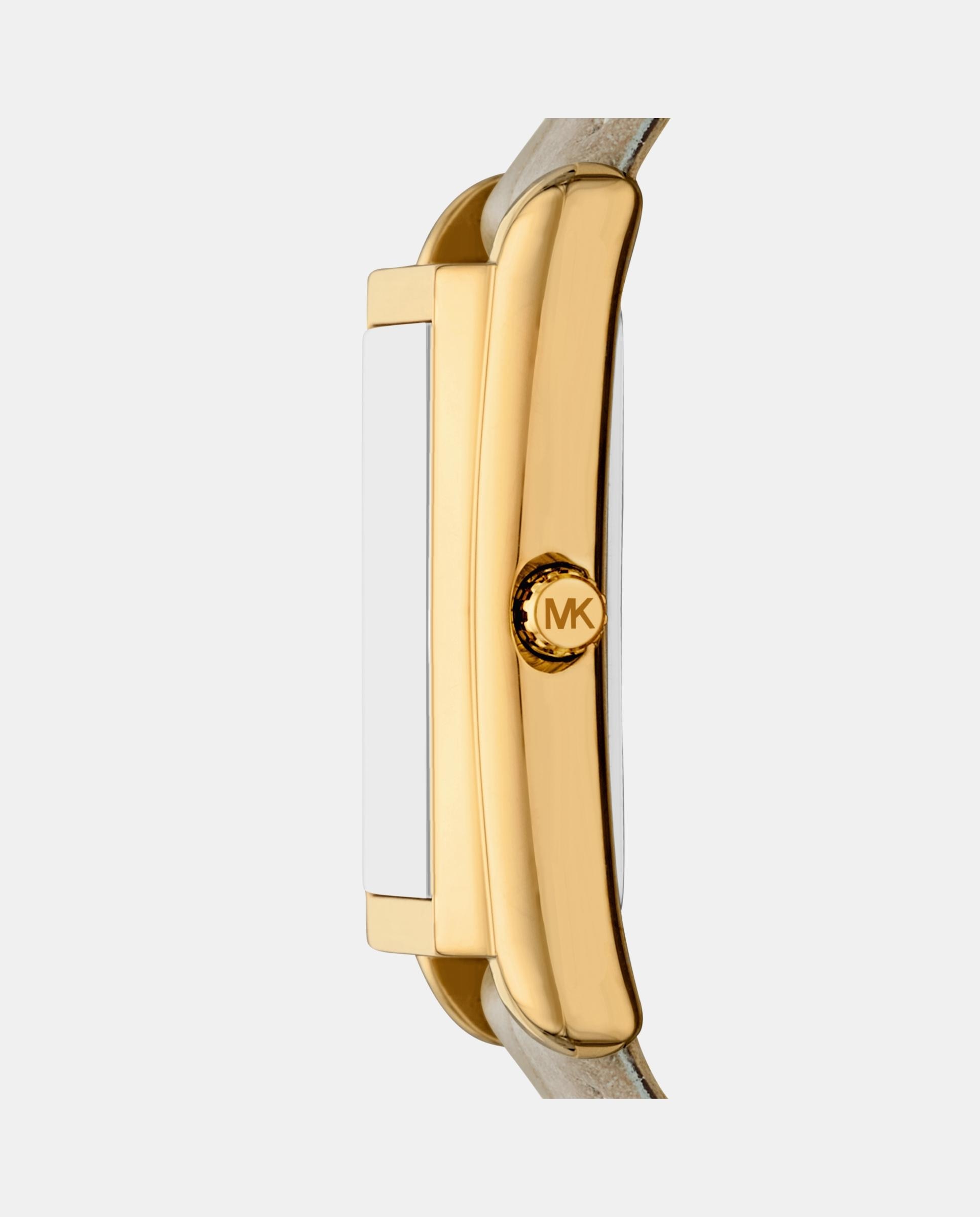 Reloj de mujer essex mk4964 con correa de piel y tres agujas - Michael Kors - Oro Oro-3