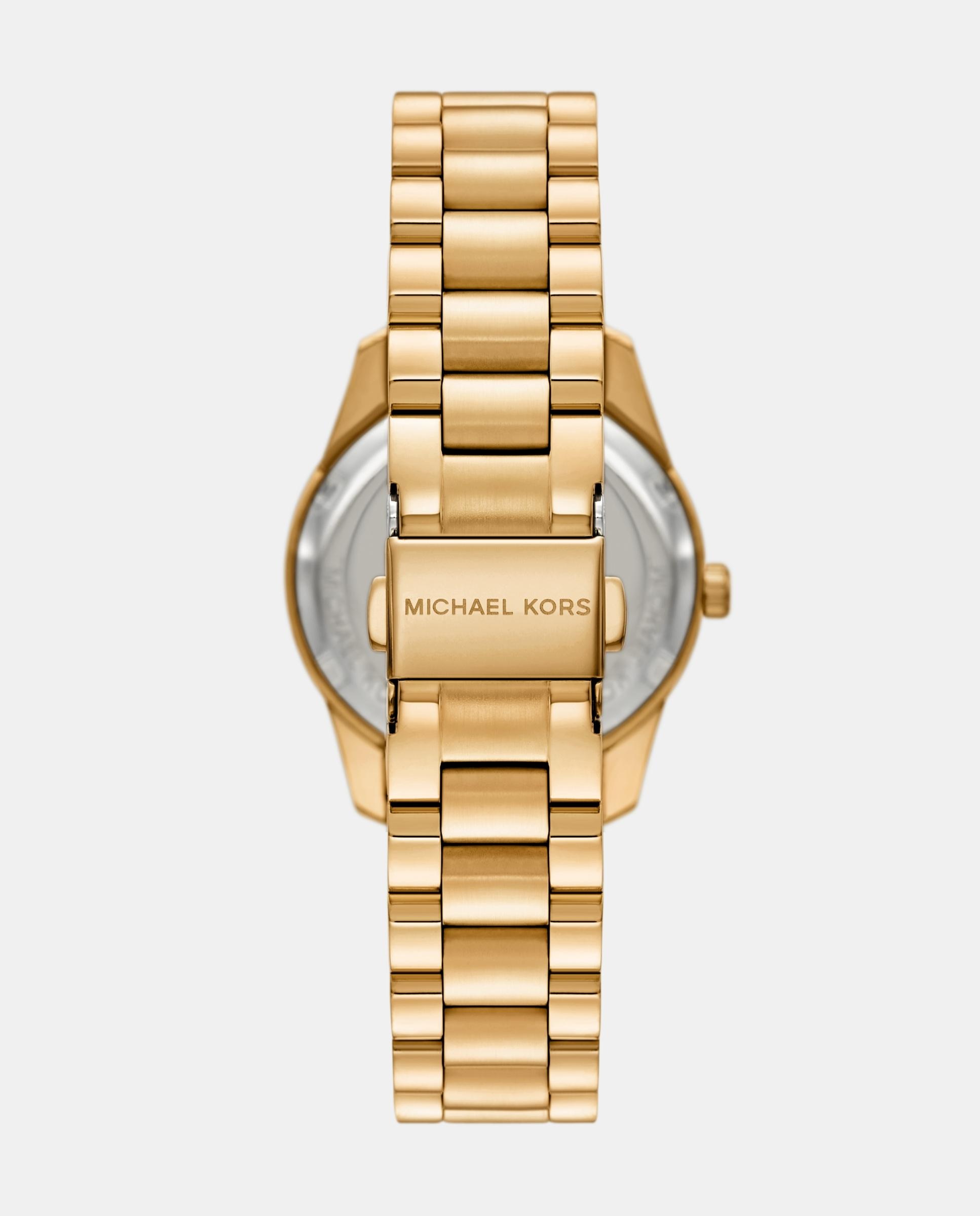 Reloj de mujer multifunción lexington de michael kors de acero inoxidable - Dorado Dorado-2