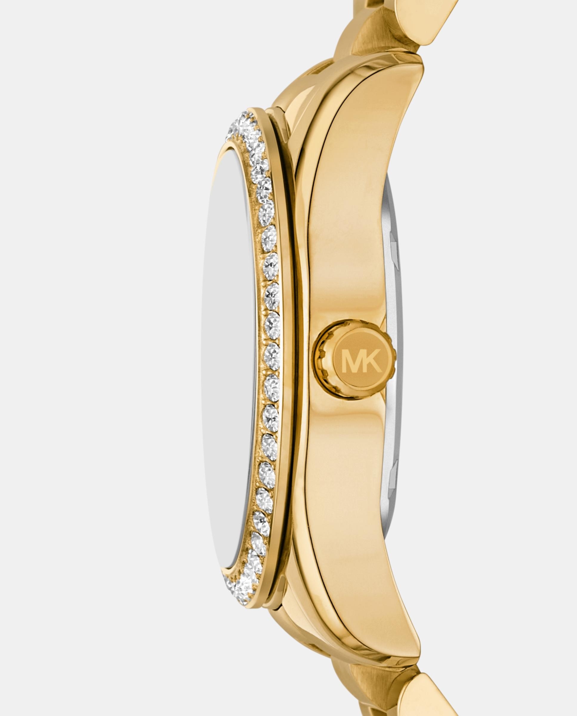 Reloj de mujer multifunción lexington de michael kors de acero inoxidable - Dorado Dorado-3