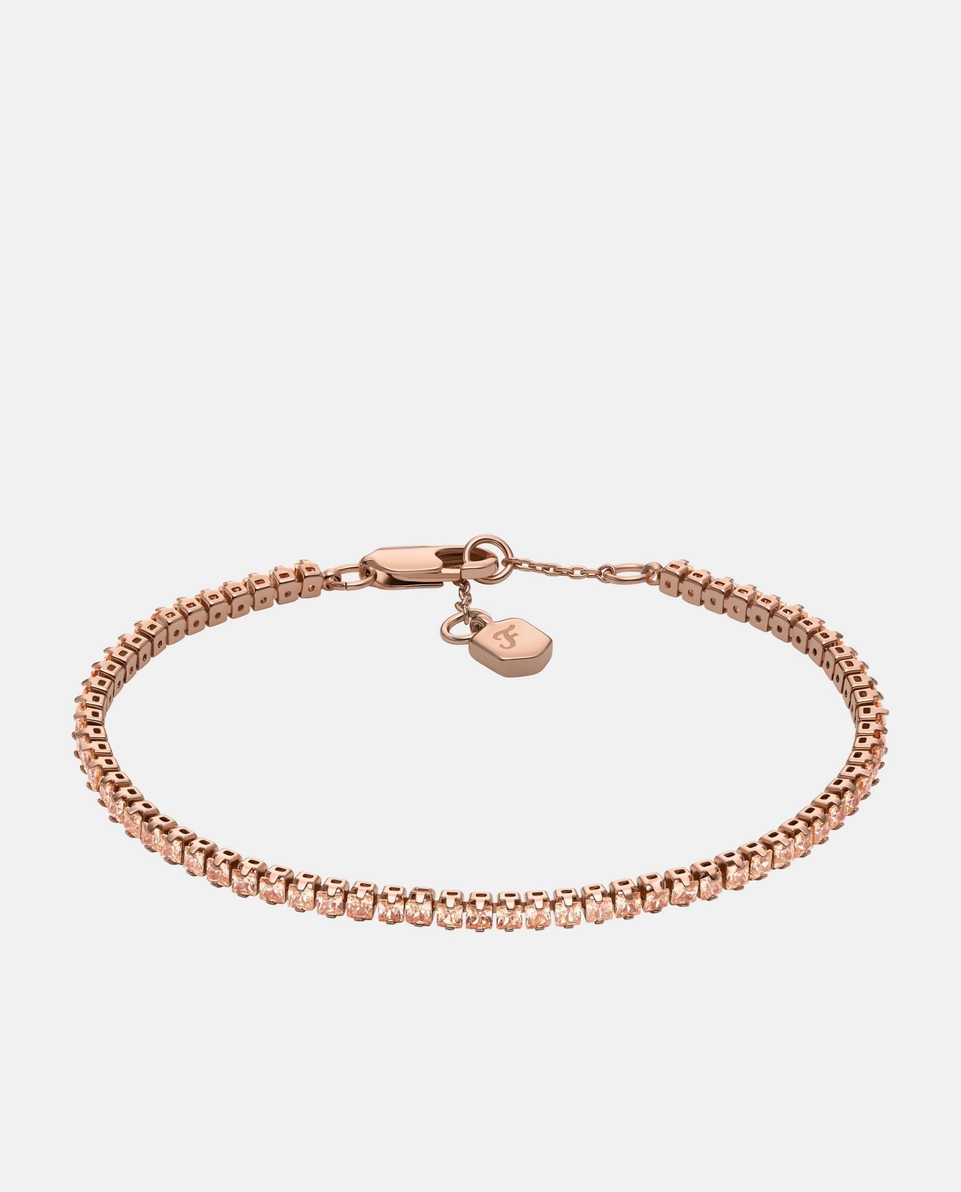 Imagen 1 de Pulsera tennis de mujer ellis ja7294791 de latón y circonita cúbica Dorado
