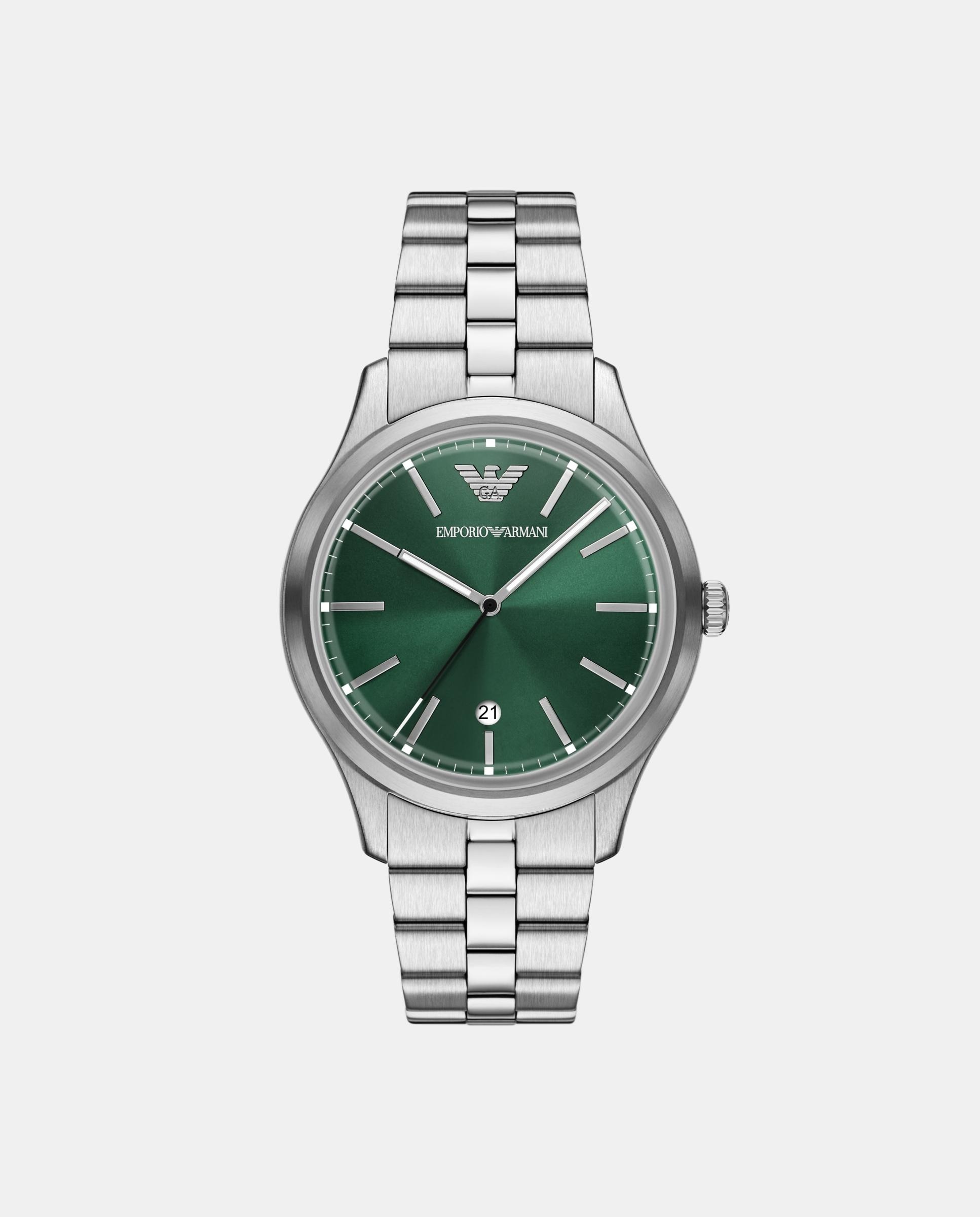 Imagen 0 de Reloj de hombre ar11734 con fecha Plateado