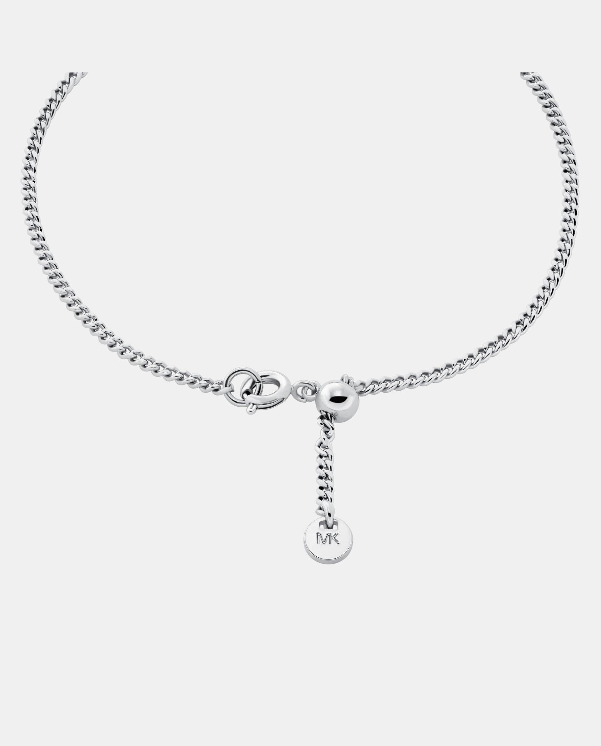 Pulsera de cadena de mujer mkj8577040 con logotipo y cristales - Michael Kors - Plateado Plateado-2