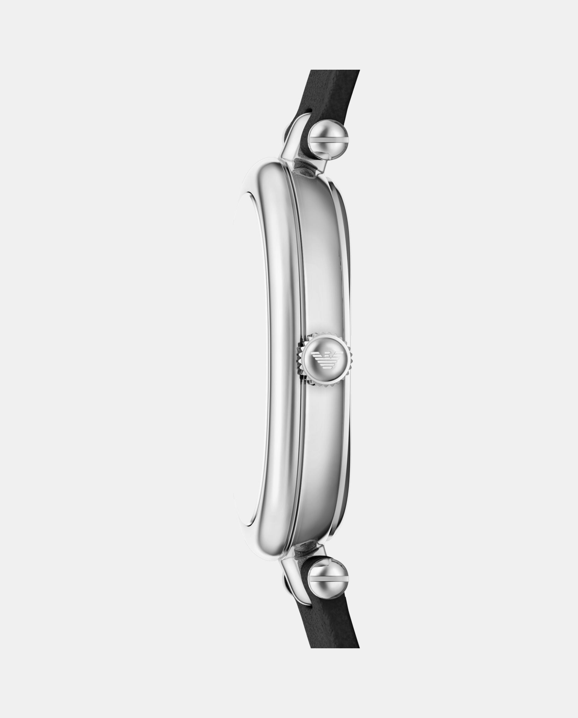 Reloj de mujer sinfonia ar11778 con correa de piel - Emporio Armani - Plateado Plateado-3