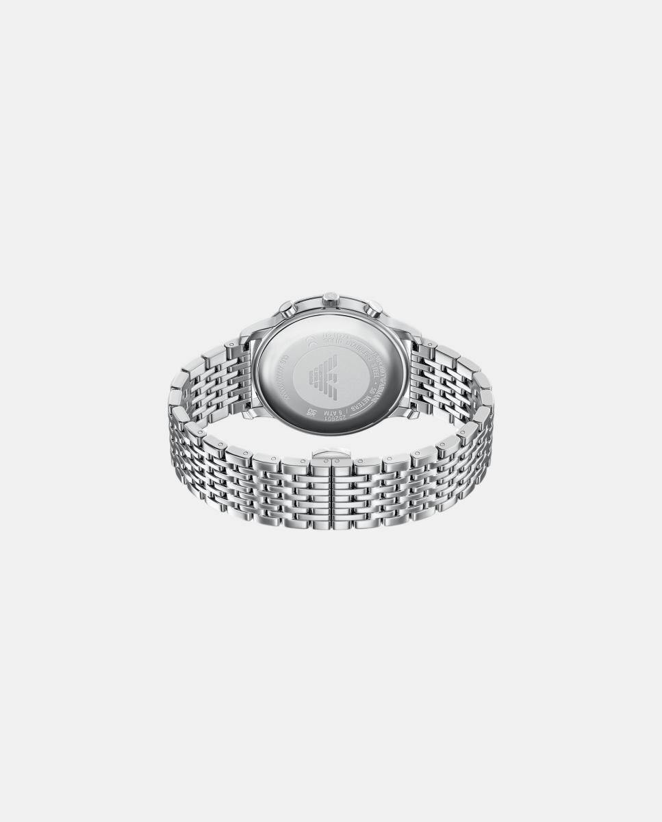 Reloj de hombre ar11771 de acero cierre de mariposa Plateado Emporio Armani Plateado-5