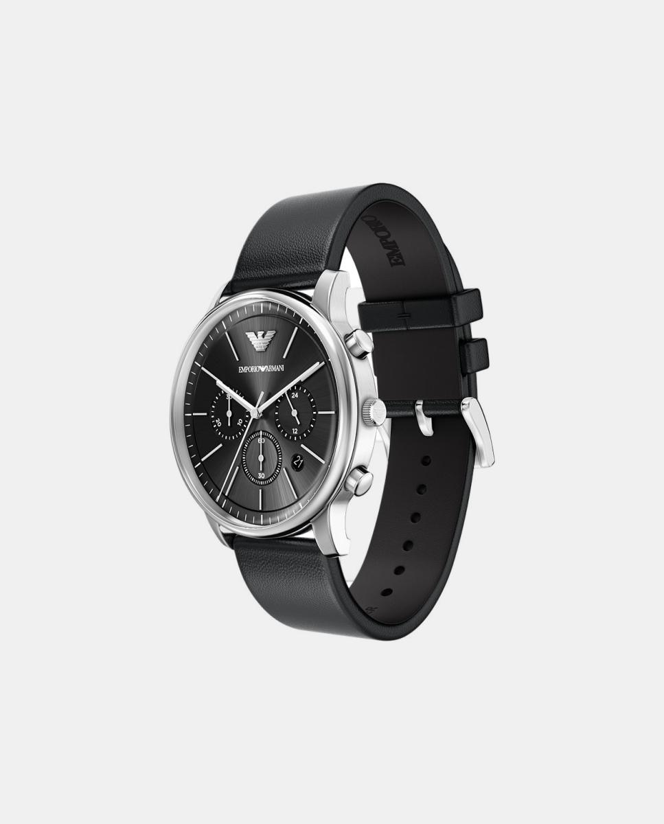 Reloj de hombre ar11774 de piel con cierre de hebilla - Emporio Armani - Negro Negro-6