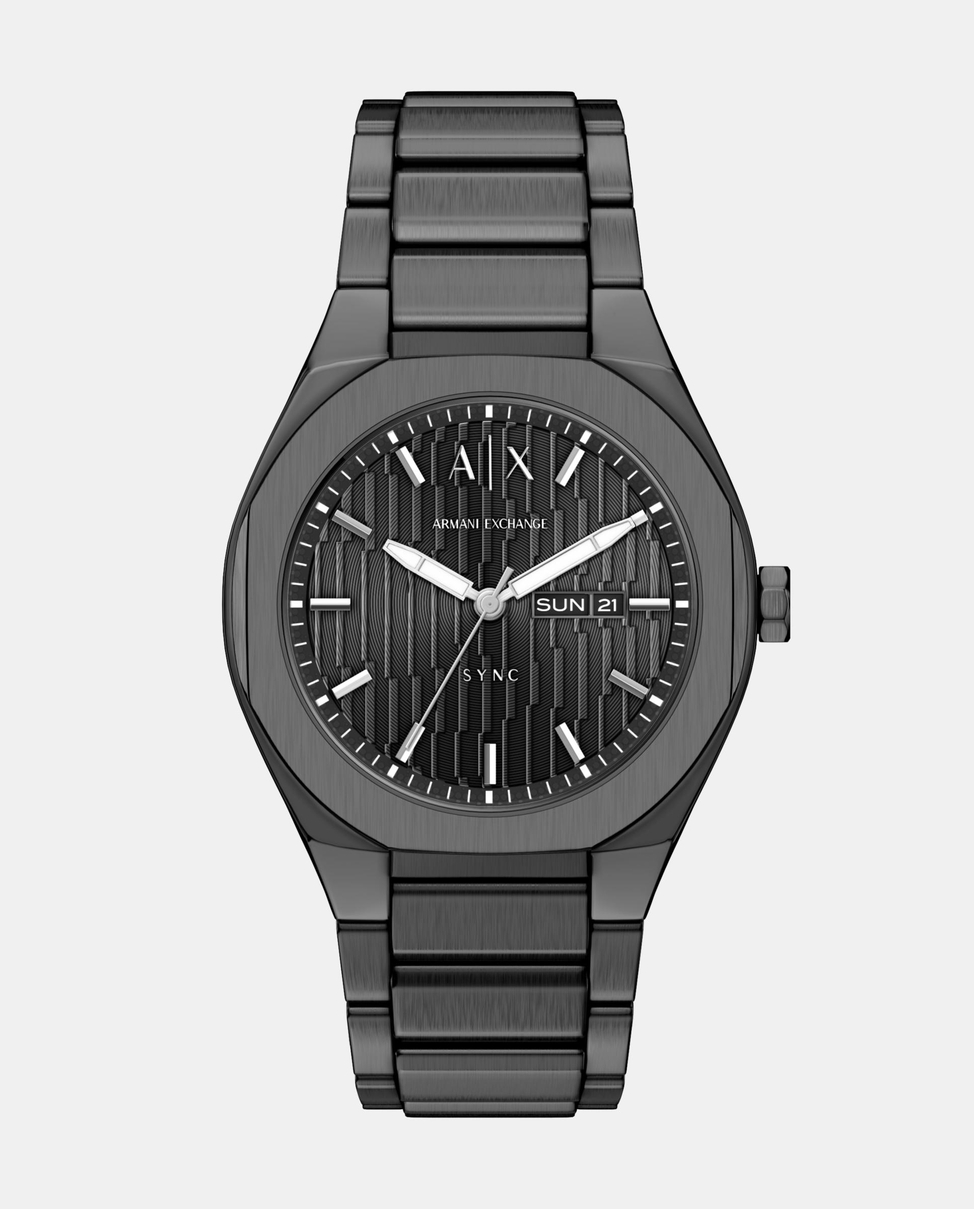 Imagen 1 de Reloj de hombre de armani exchange de acero inoxidable con tres agujas Bronce