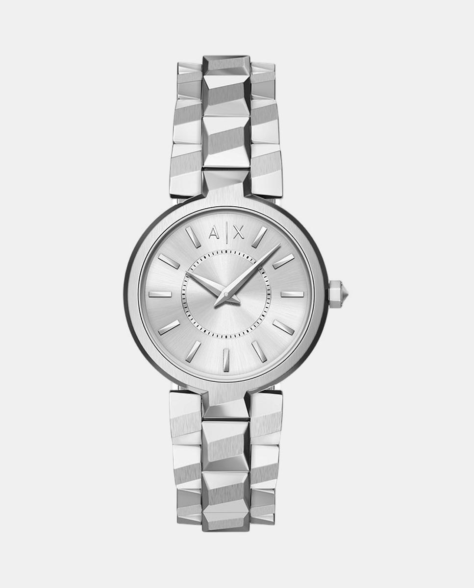 Reloj de mujer armani exchange de dos agujas de acero inoxidable - Plateado Plateado-1