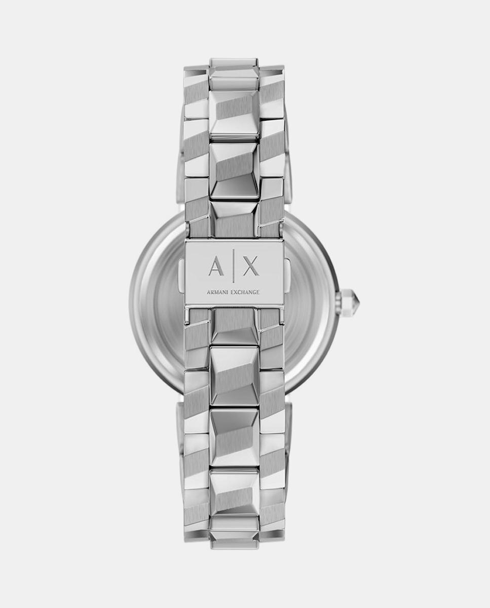Reloj de mujer armani exchange de dos agujas de acero inoxidable - Plateado Plateado-2