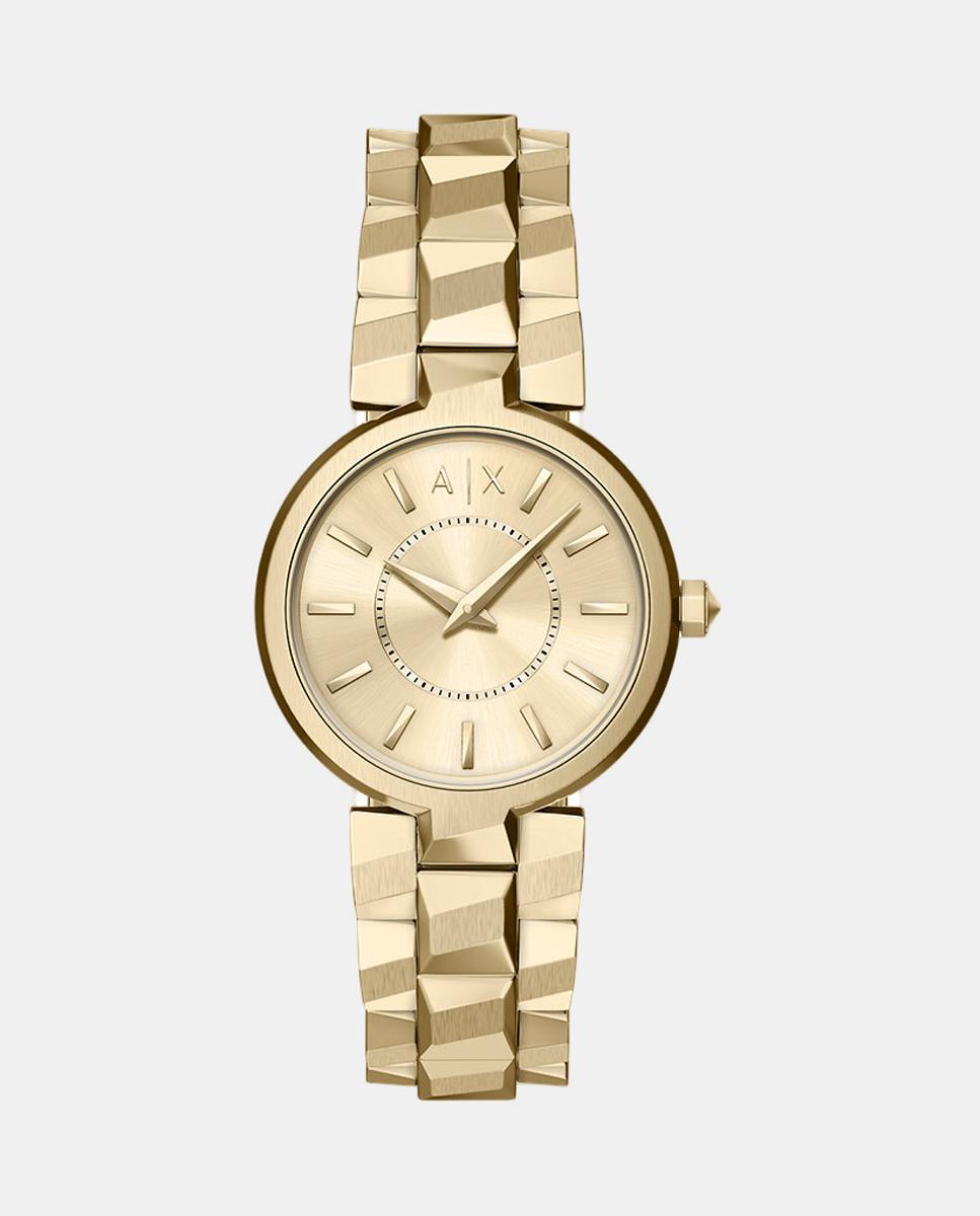 Reloj de mujer armani exchange de dos agujas de acero inoxidable - Dorado Dorado-1