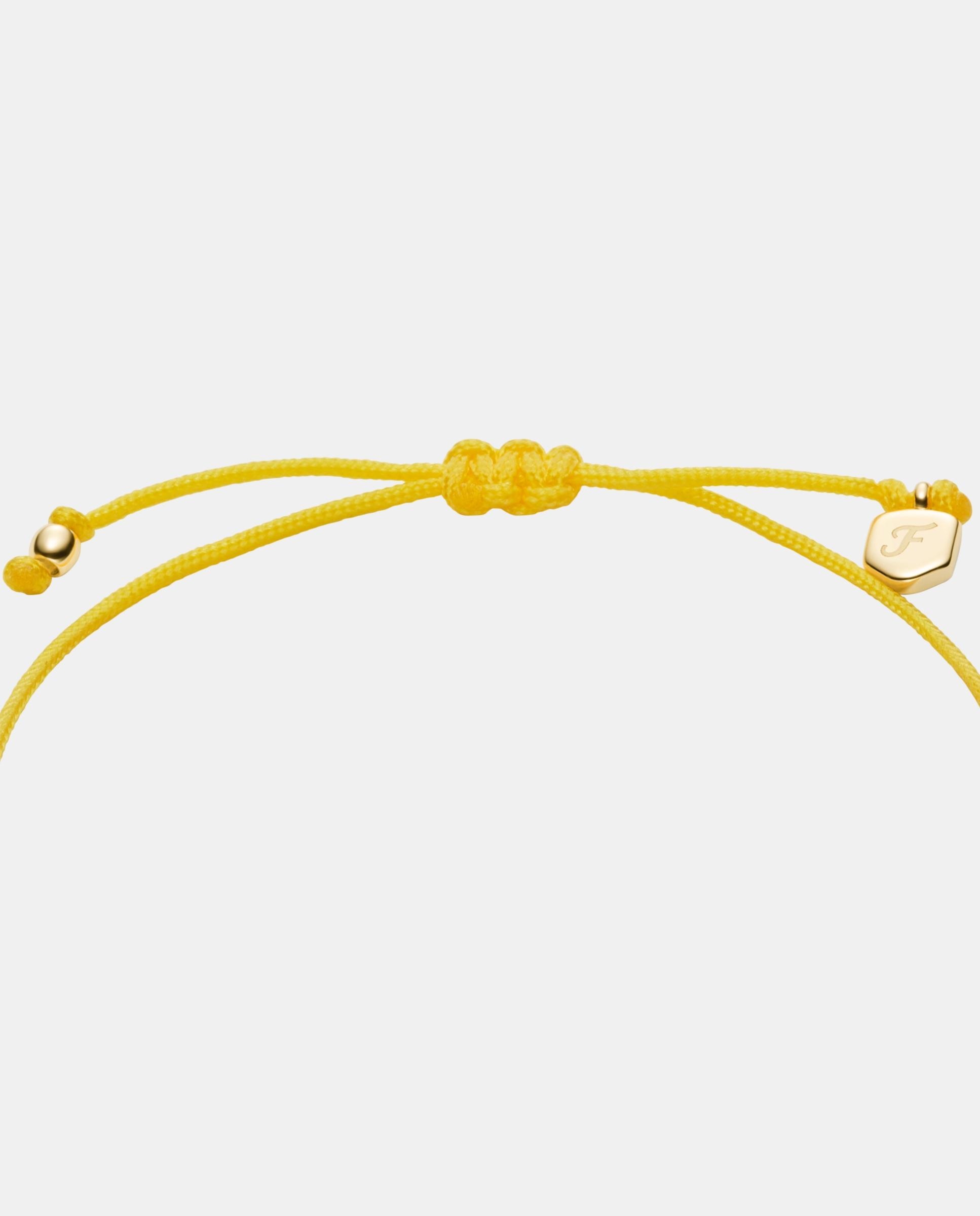 Pulsera sutton mini moments de latón con flor de cristales - Fossil - Amarillo Amarillo-3