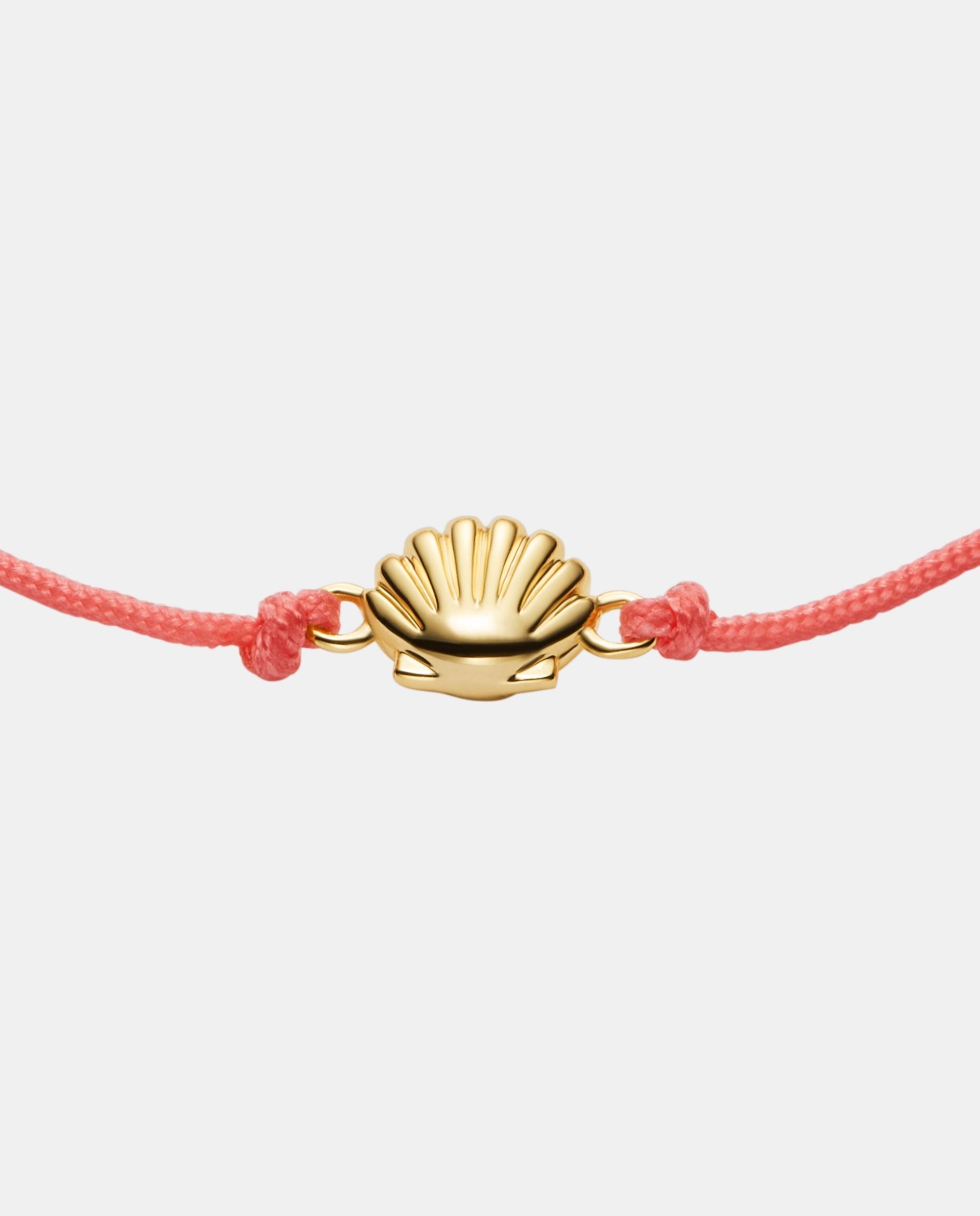 Pulsera sutton mini moments de concha marina de latón - Fossil - Naranja Naranja-2
