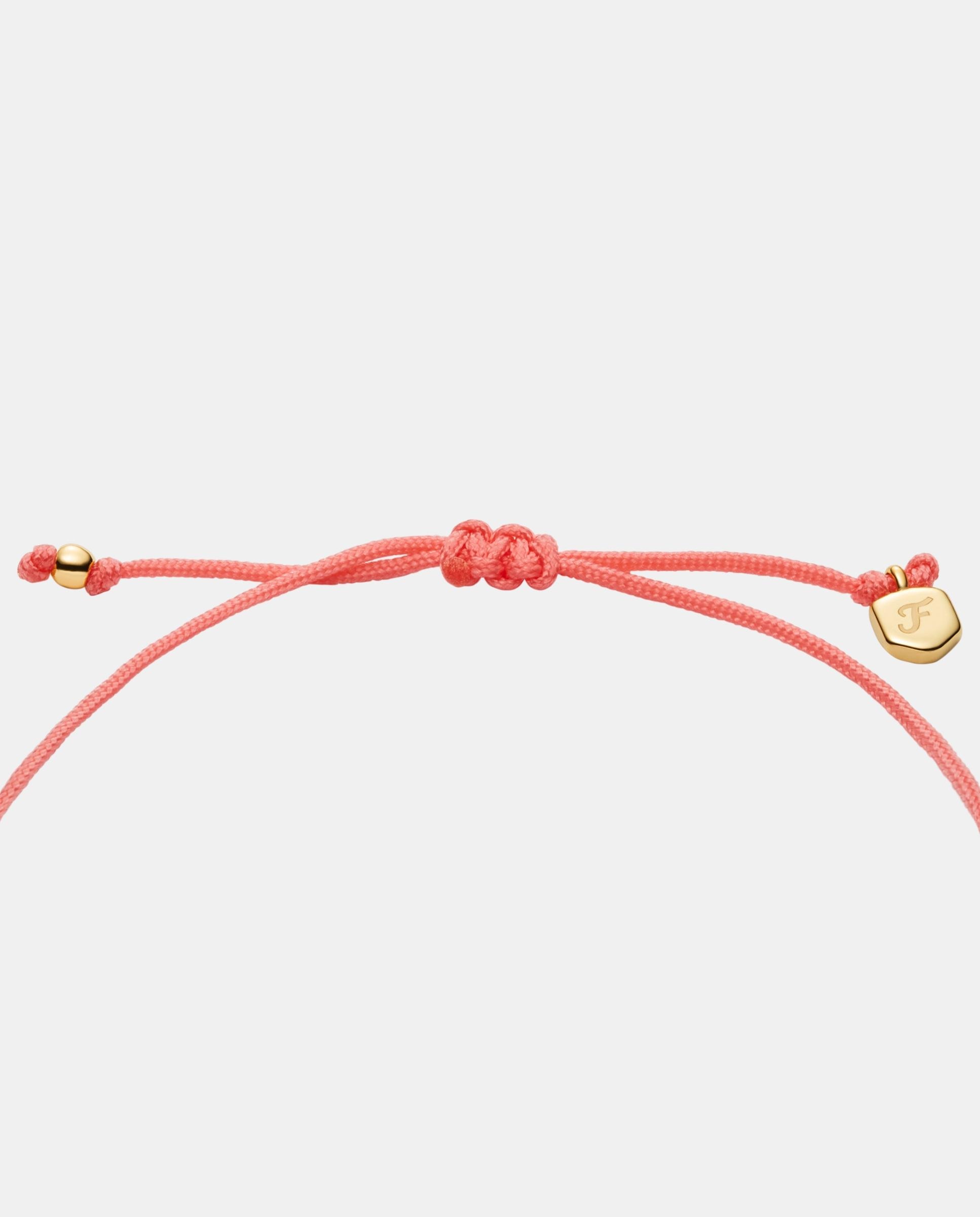 Pulsera sutton mini moments de concha marina de latón - Fossil - Naranja Naranja-3