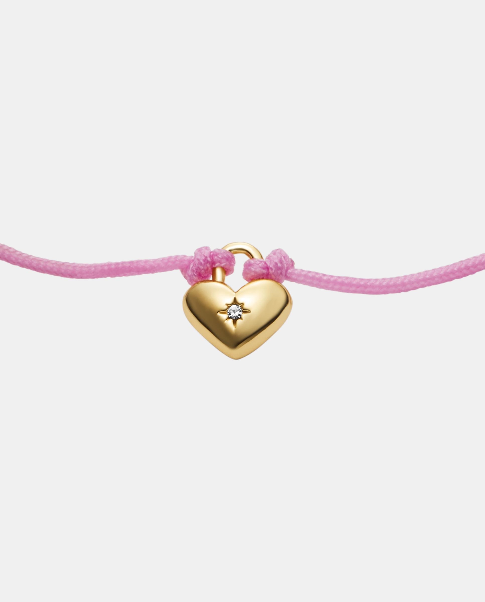 Imagen 2 de Pulsera de mujer sutton ja7314710 de latón y cierre deslizante - Fossil - Rosa Rosa