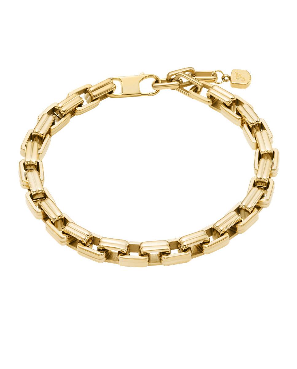 Imagen 0 de Pulsera de cadena de mujer raquel bold chains de acero inoxidable Dorado