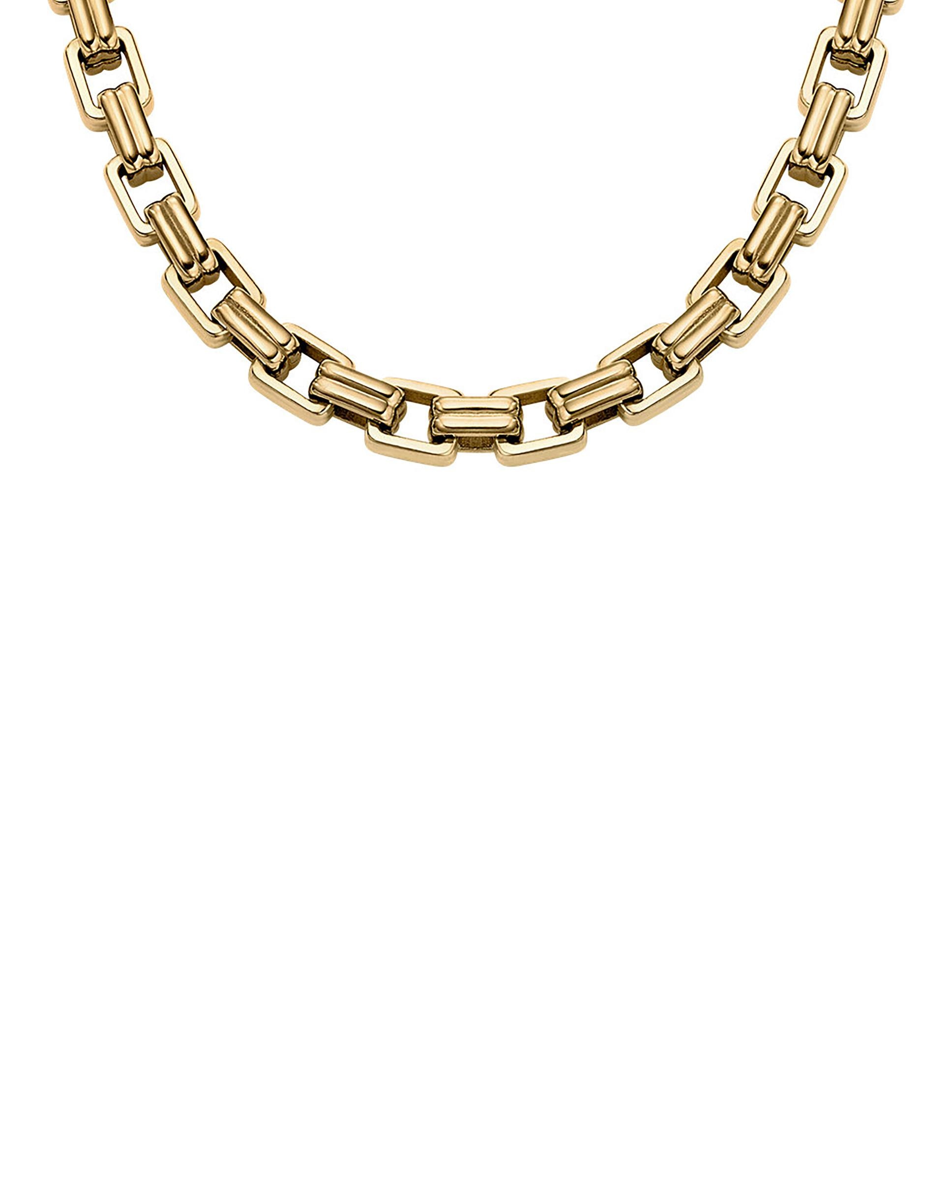 Collar de cadena de mujer raquel bold chains de acero inoxidable jf04954710 - Fossil - Dorado Dorado-2