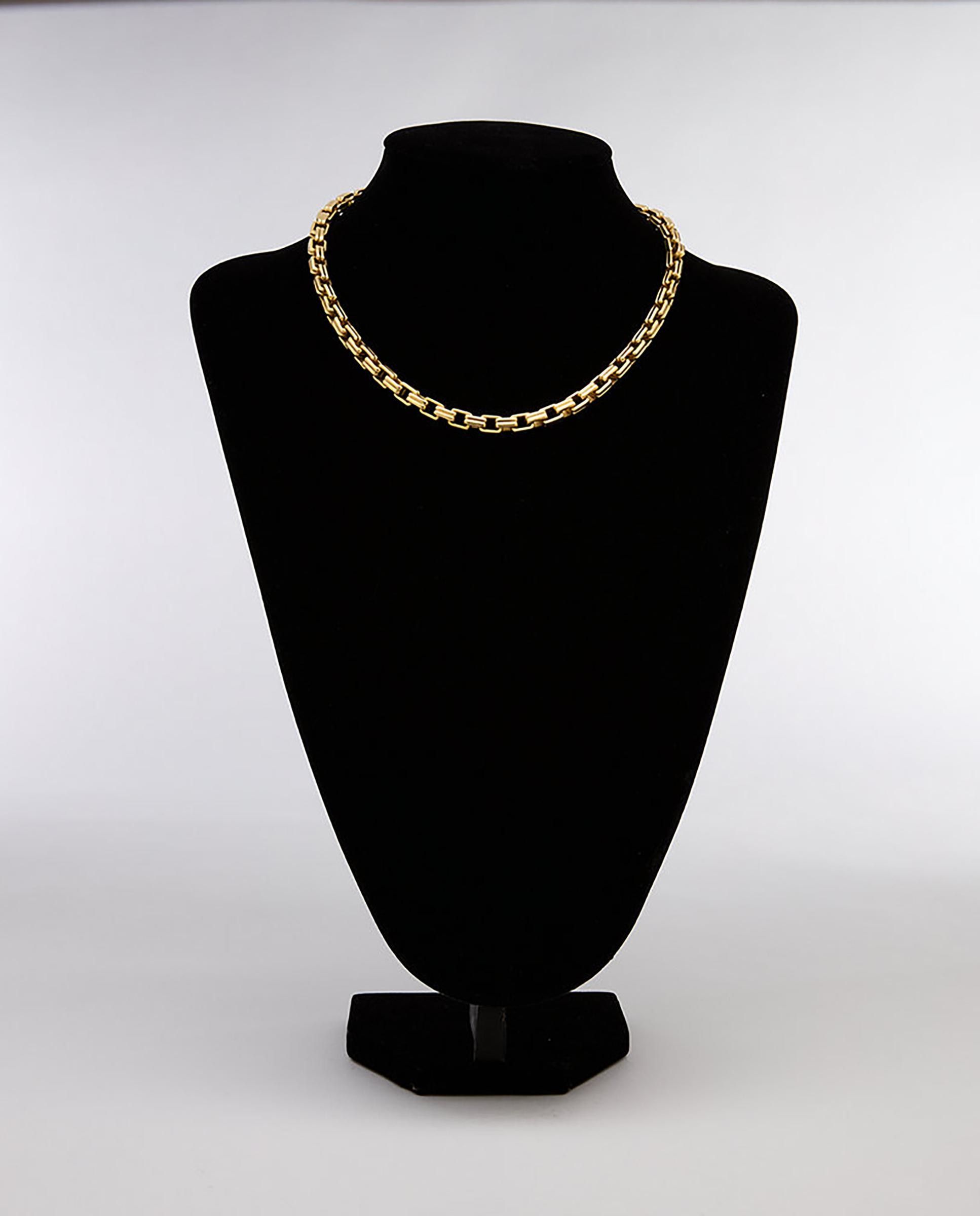 Collar de cadena de mujer raquel bold chains de acero inoxidable jf04954710 - Fossil - Dorado Dorado-5