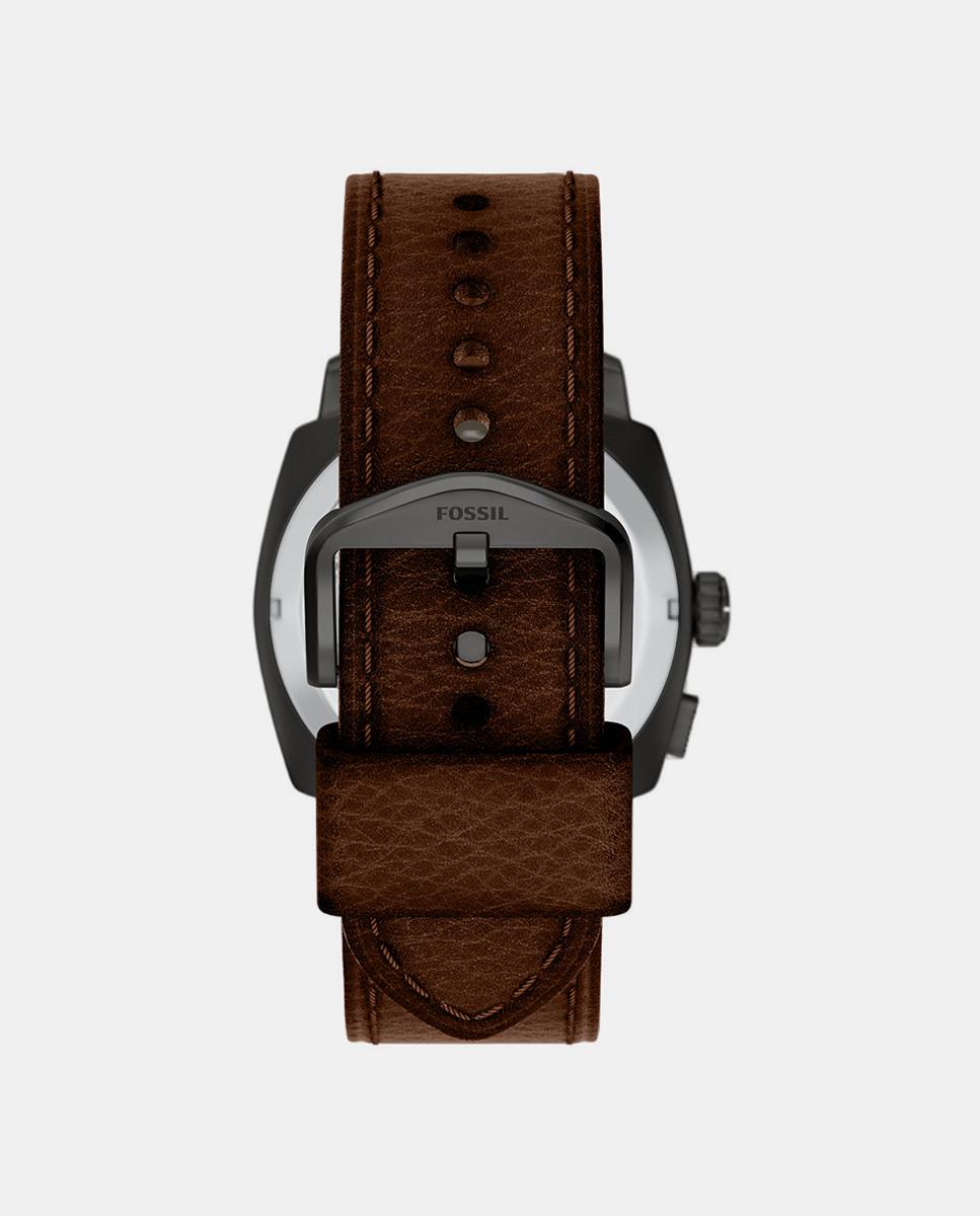 Reloj de hombre machine de piel - Fossil - Marrón Marrón-2