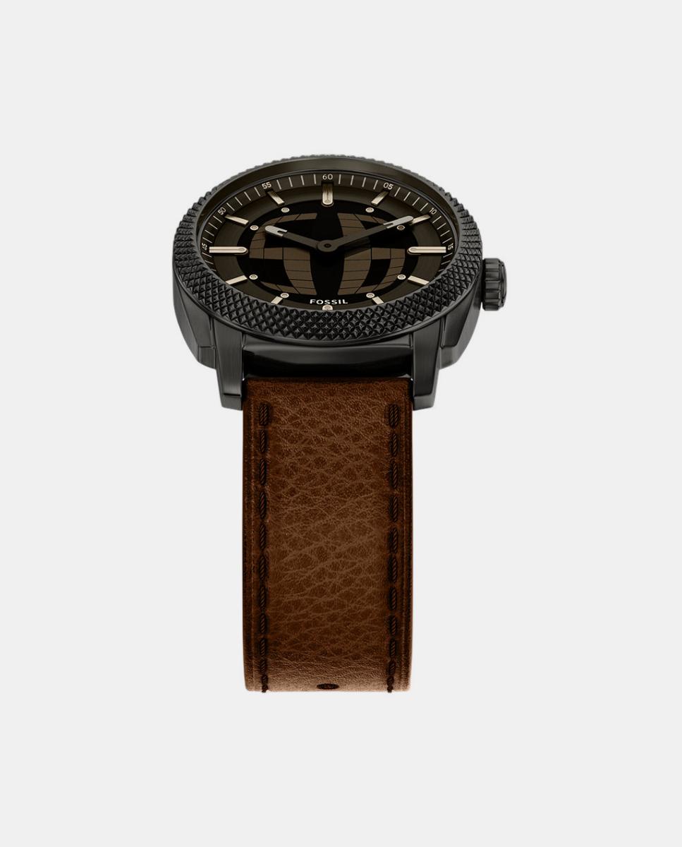 Reloj de hombre machine de piel - Fossil - Marrón Marrón-4