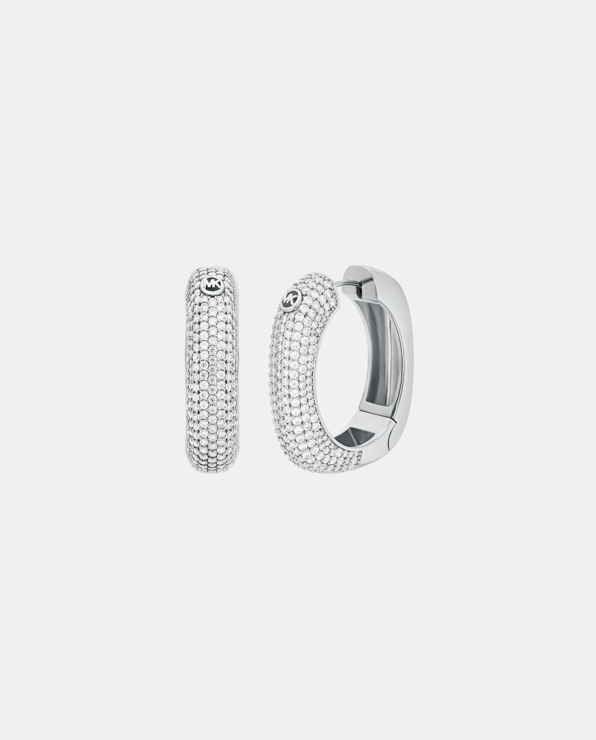 Pendientes de aro metallic muse de mujer mkj8604040 - Michael Kors - Plateado Plateado-1