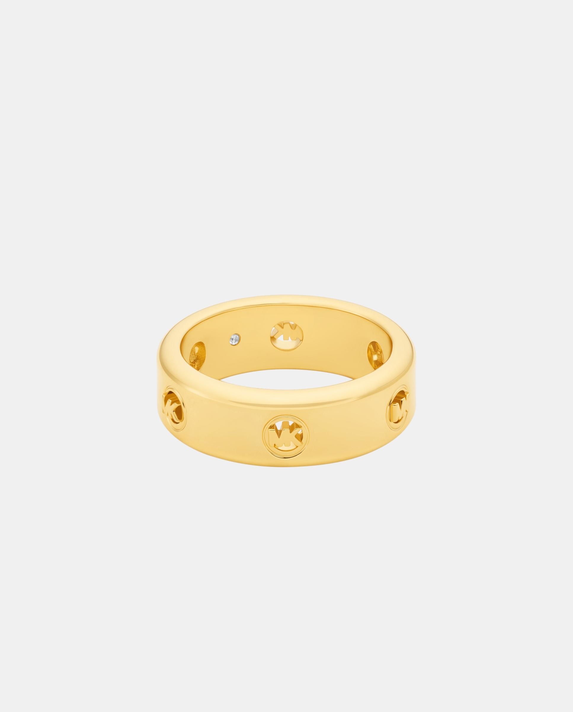 Anillo con logotipo de mujer mkj8616710 - Michael Kors - Dorado Dorado-2