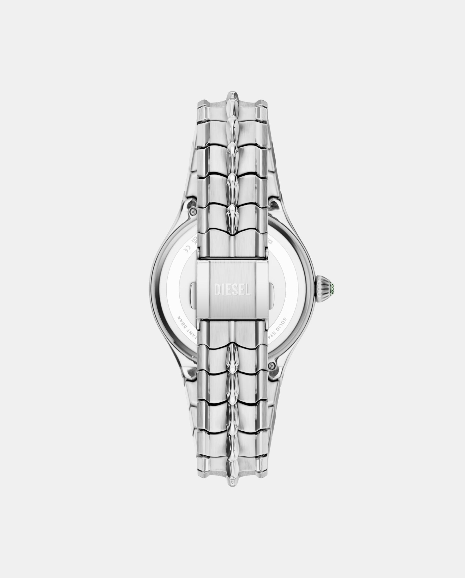 Reloj de mujer vert dz5632 de acero inoxidable con tres agujas - Diesel - Plateado Plateado-2