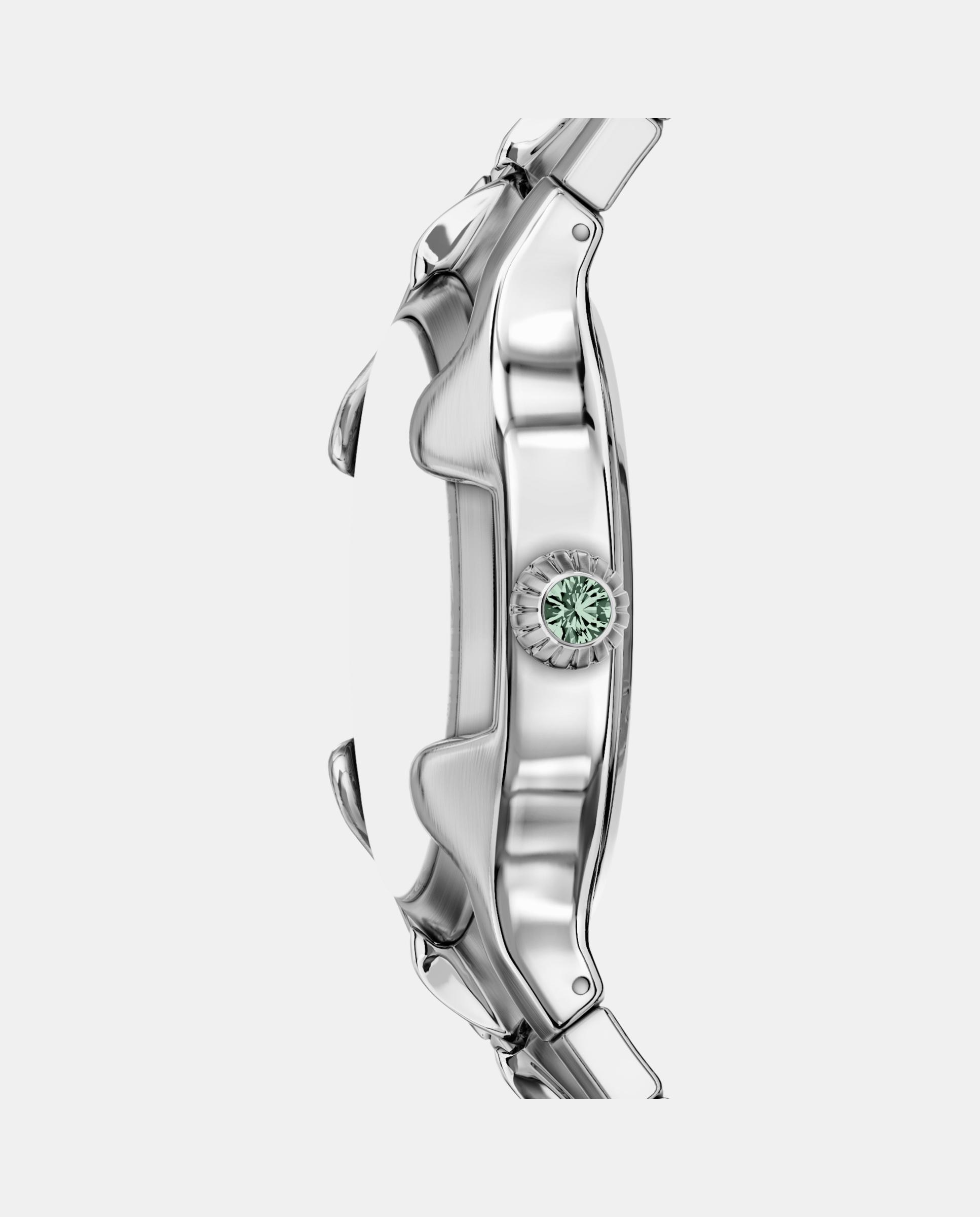 Reloj de mujer vert dz5632 de acero inoxidable con tres agujas - Diesel - Plateado Plateado-3