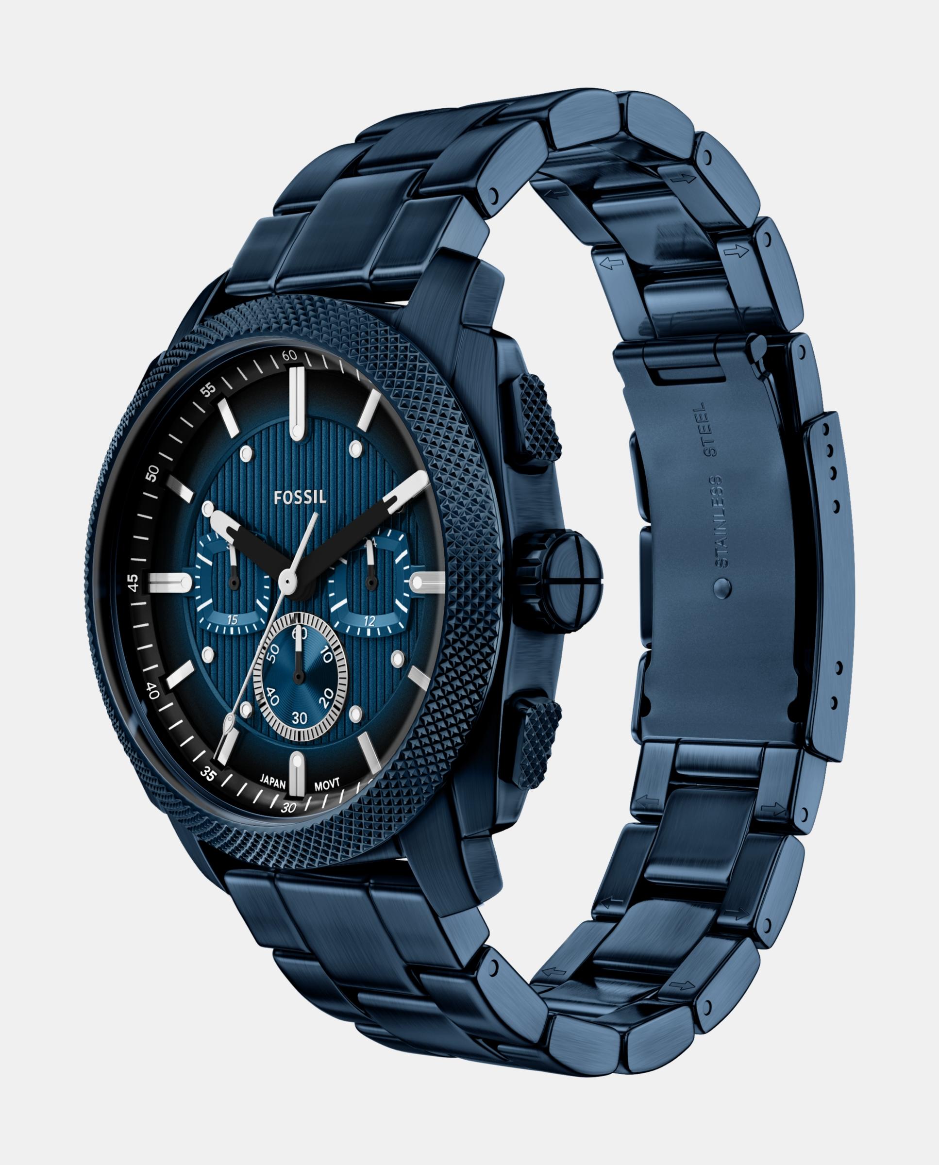 Imagen 4 de Reloj de hombre machine fs6167 chrono de acero - Fossil - Azul Azul