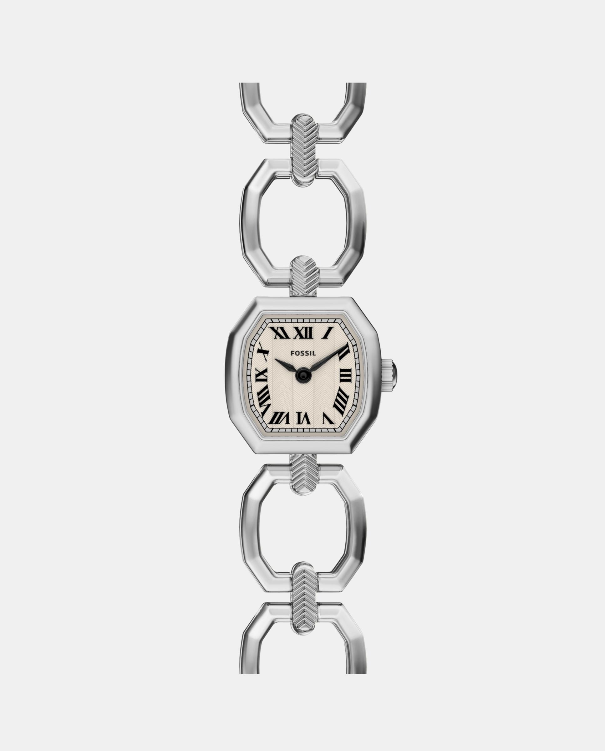 Reloj de mujer harlow mini de acero inoxidable con dos agujas - Fossil - Plateado Plateado-1