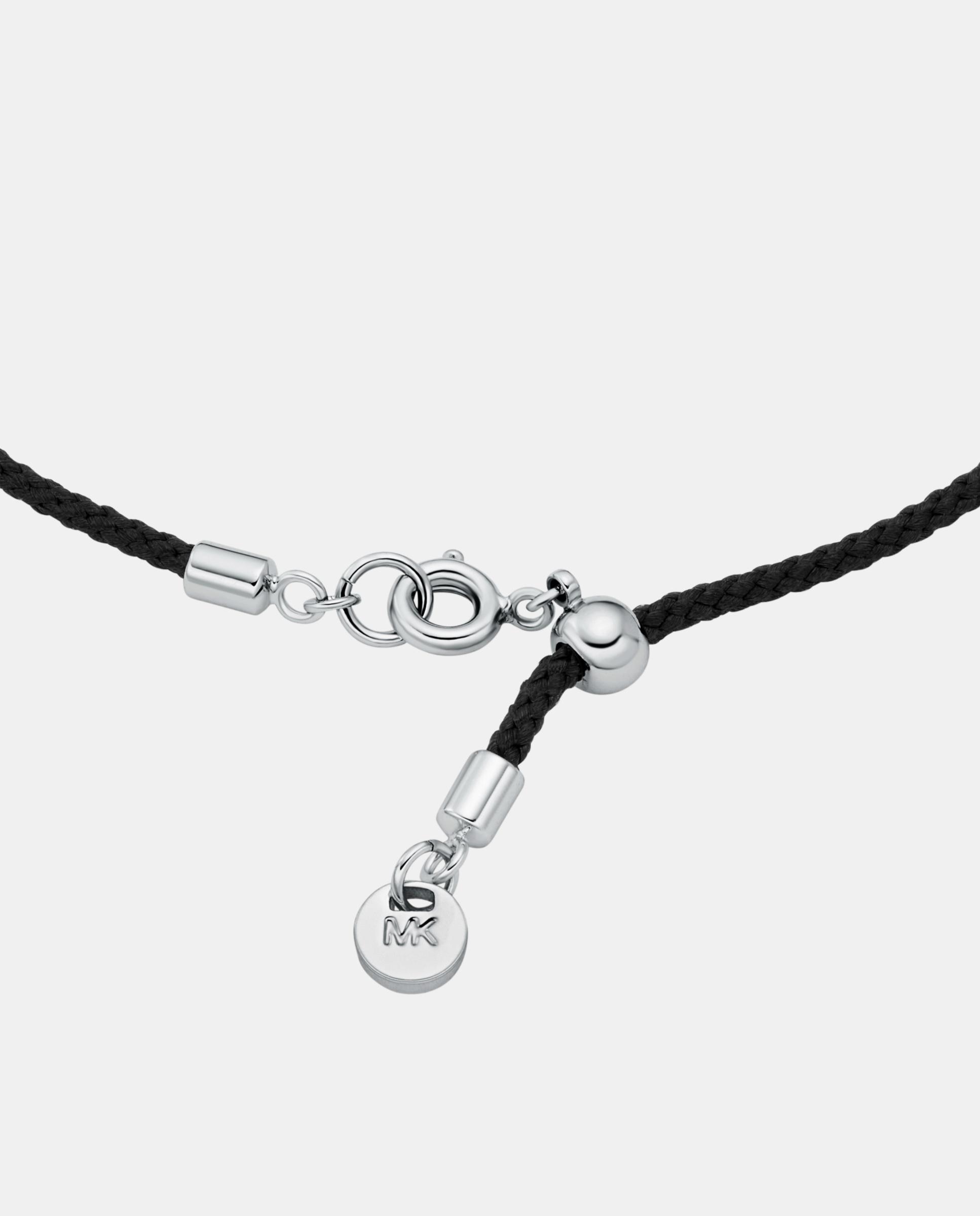 Imagen 2 de Pulsera de mujer premium mkj8619040 de latón y nailon - Michael Kors - Plateado Plateado