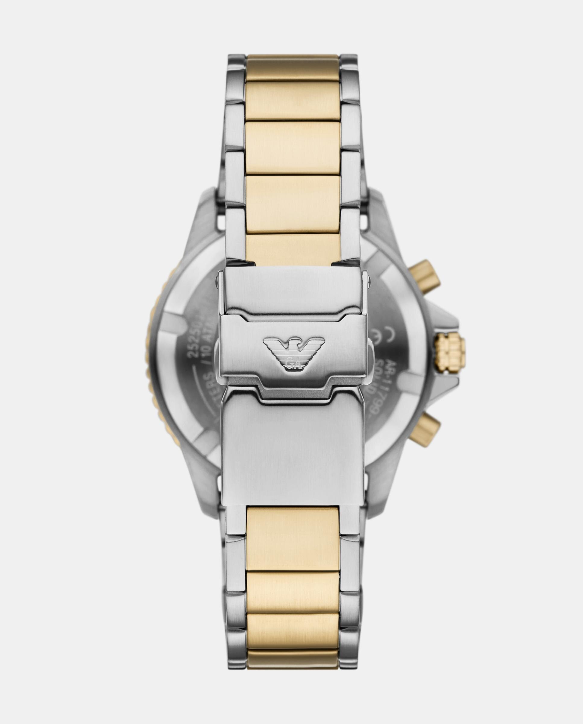 Reloj de hombre solar world explorer de emporio armani de acero inoxidable con cronógrafo - Multicolor Multicolor-2
