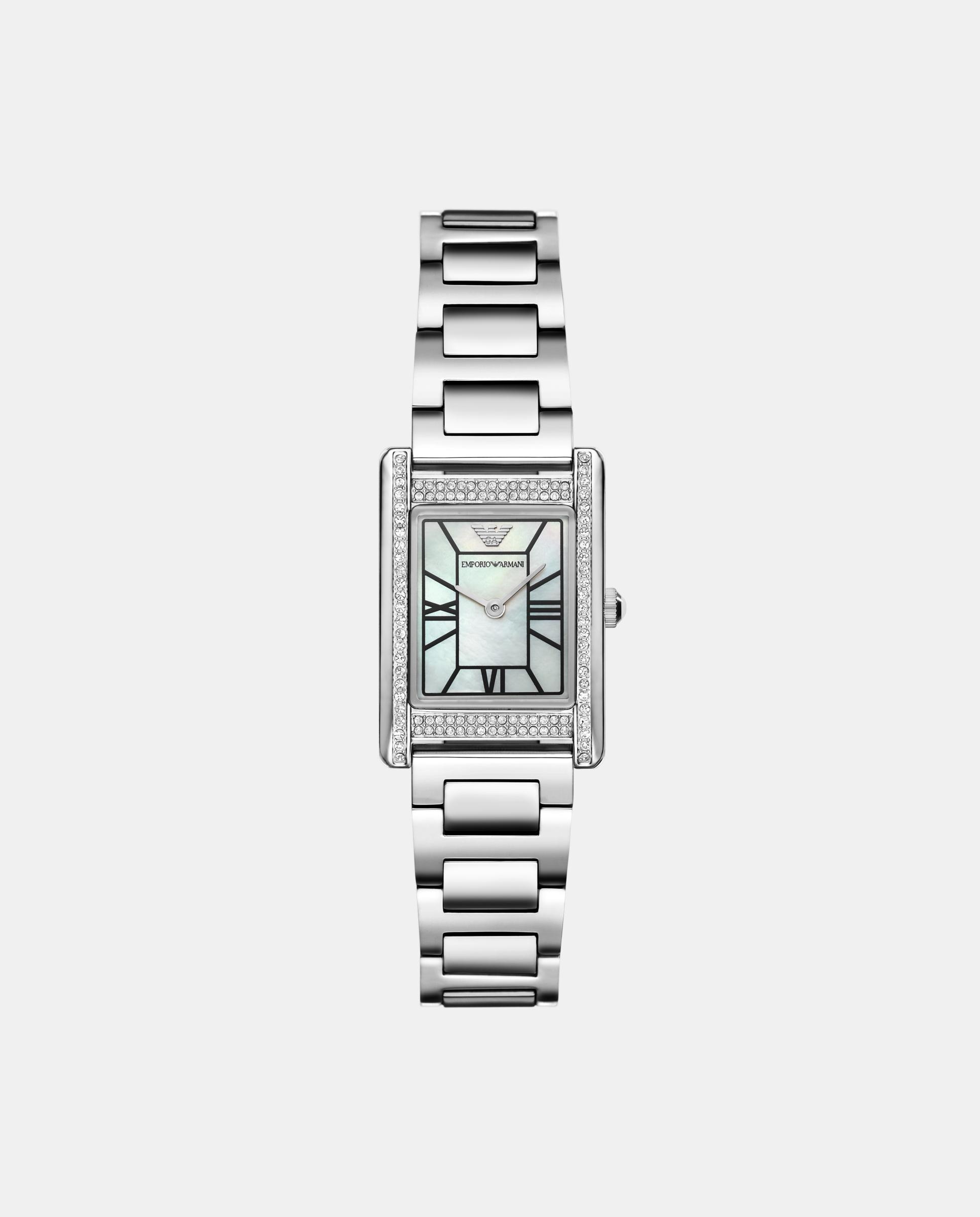Imagen 0 de Reloj de mujer ar11796 con cristales Plateado