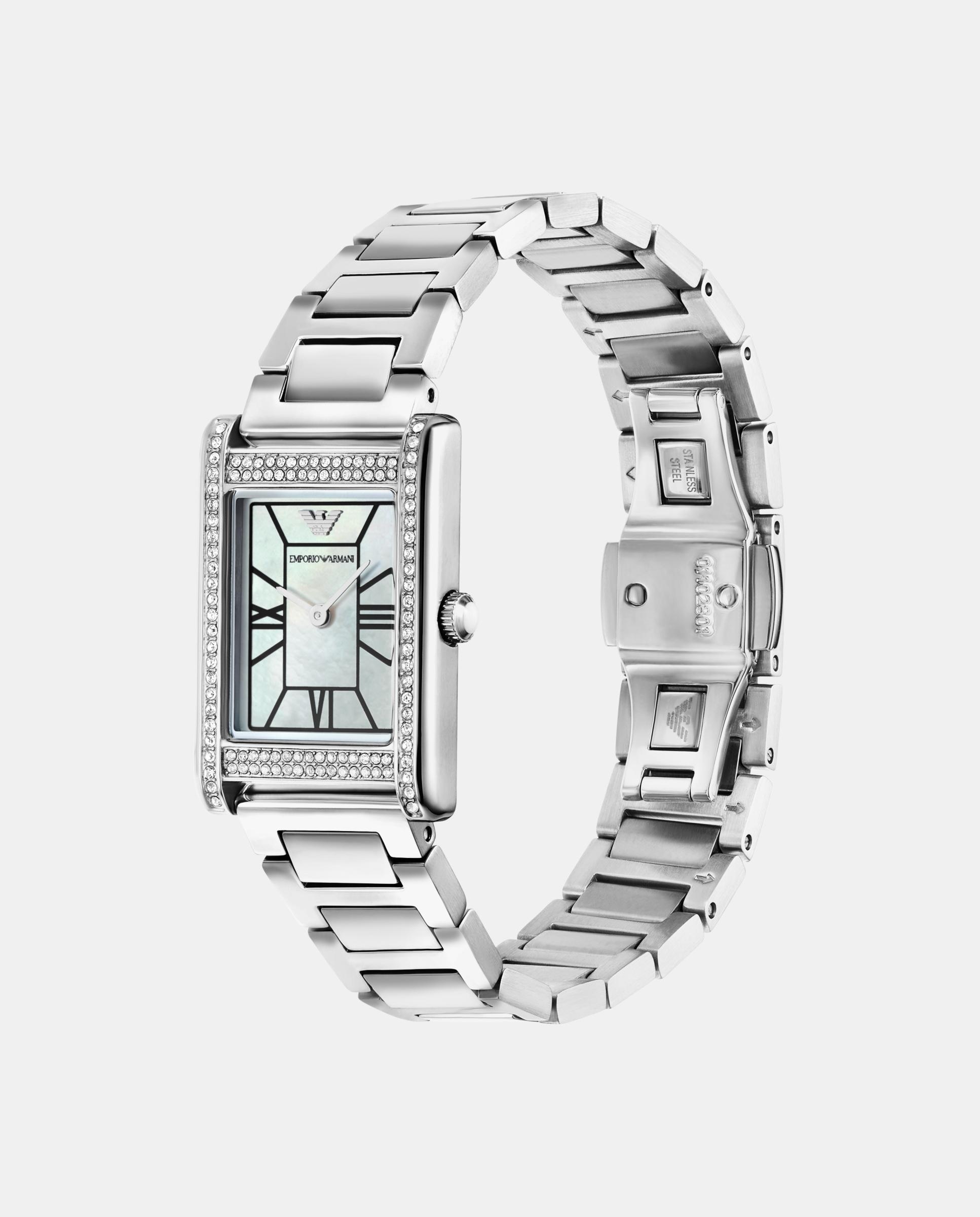 Reloj de mujer ar11796 con cristales - Emporio Armani - Plateado Plateado-4