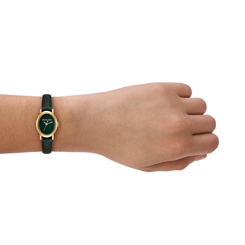 Reloj de mujer mk7635 maude de piel con tres agujas - Michael Kors - Dorado Dorado-5