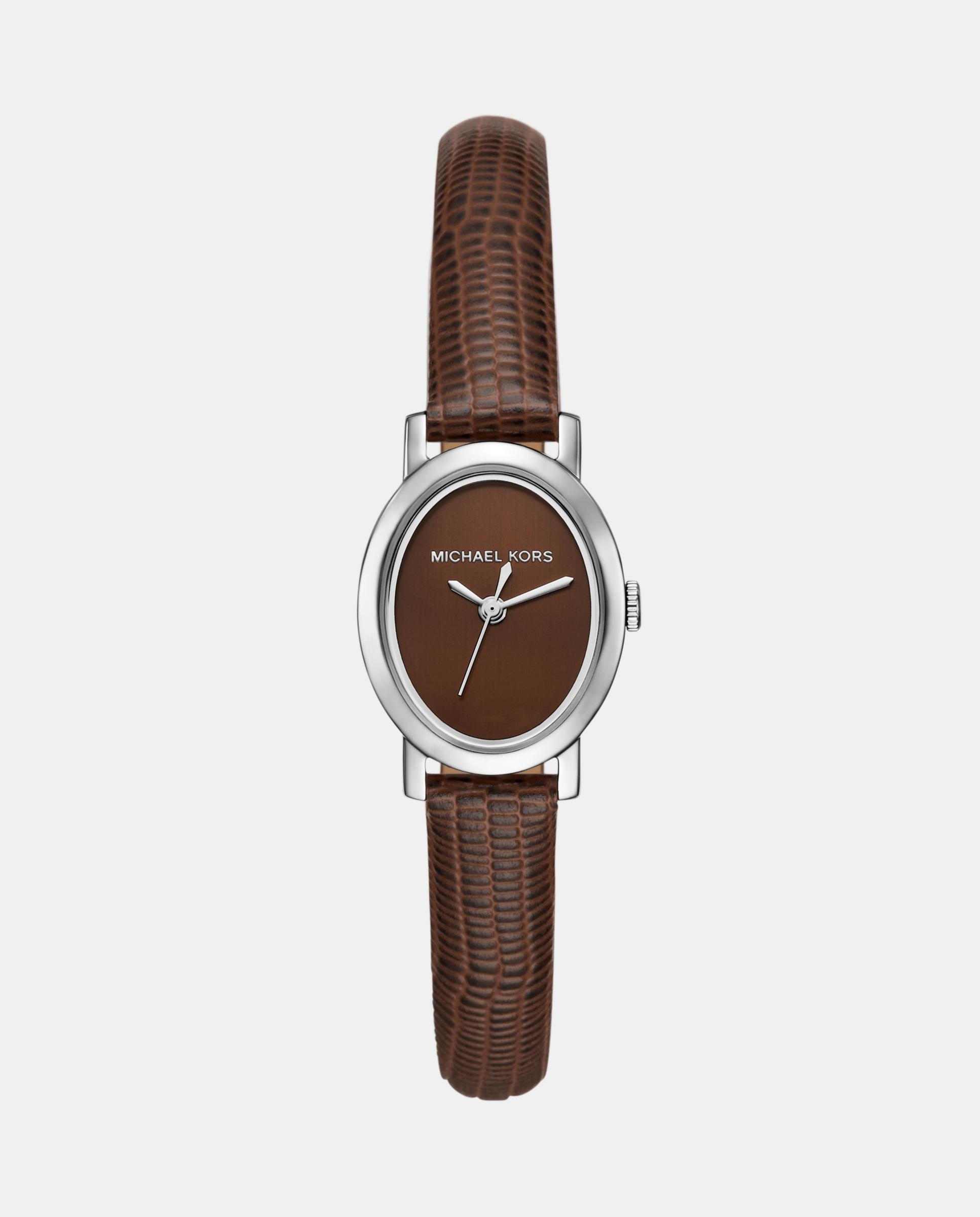 Reloj de mujer mk7635 maude de piel con tres agujas - Michael Kors - Plateado Plateado-1