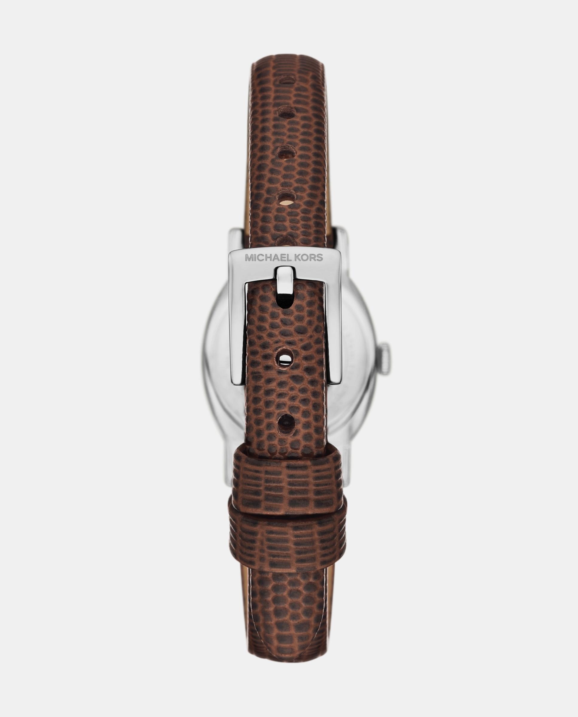 Reloj de mujer mk7635 maude de piel con tres agujas - Michael Kors - Plateado Plateado-2