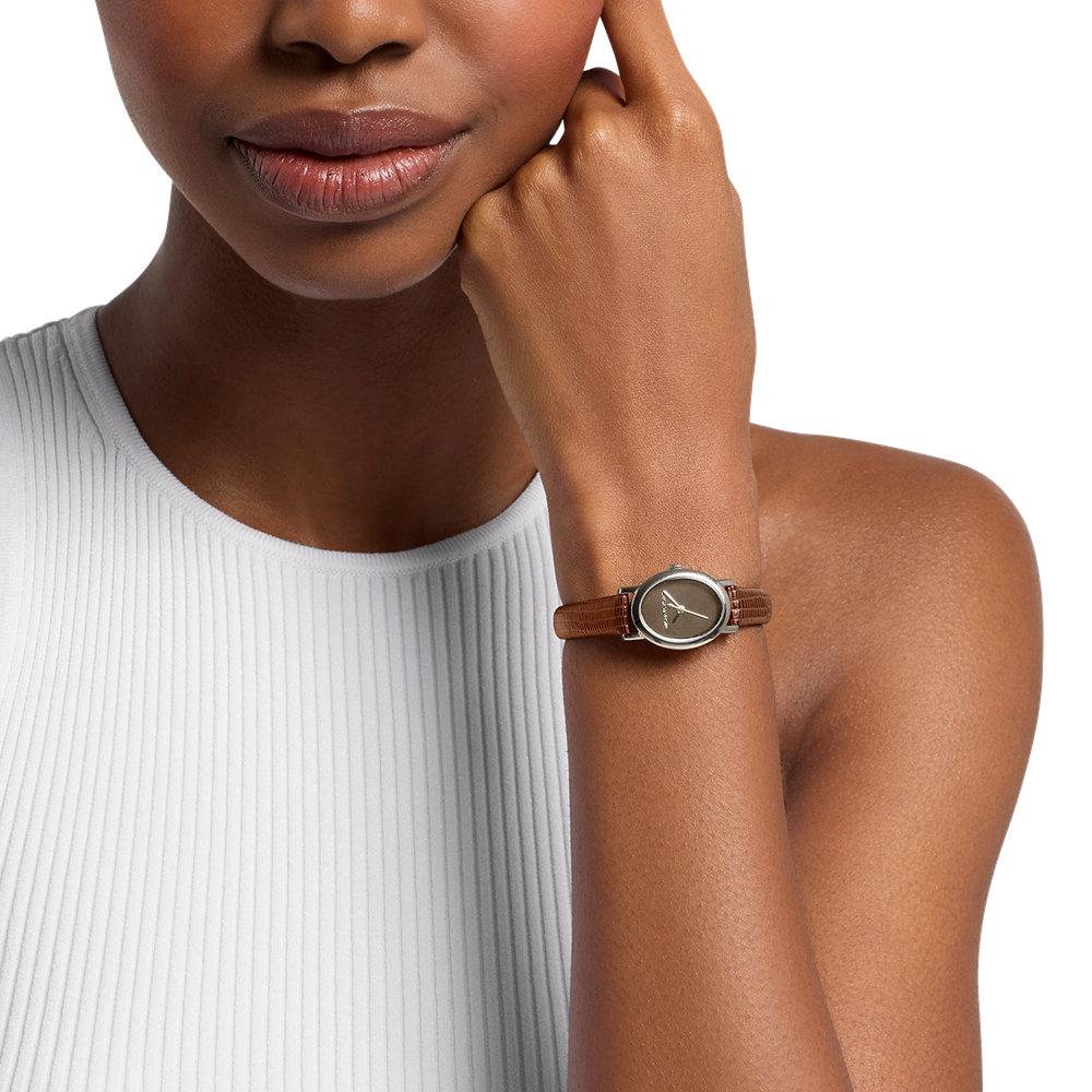 Reloj de mujer mk7635 maude de piel con tres agujas - Michael Kors - Plateado Plateado-5