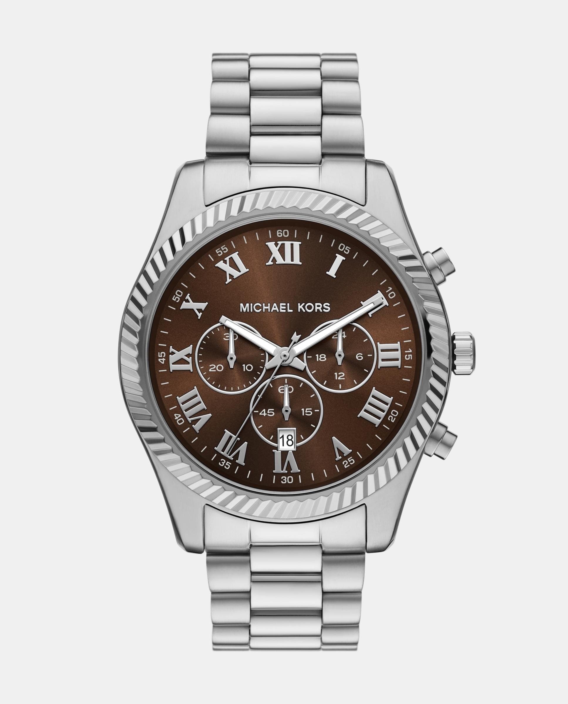 Reloj de mujer mk9278 maude de piel con tres agujas - Michael Kors - Plateado Plateado-1