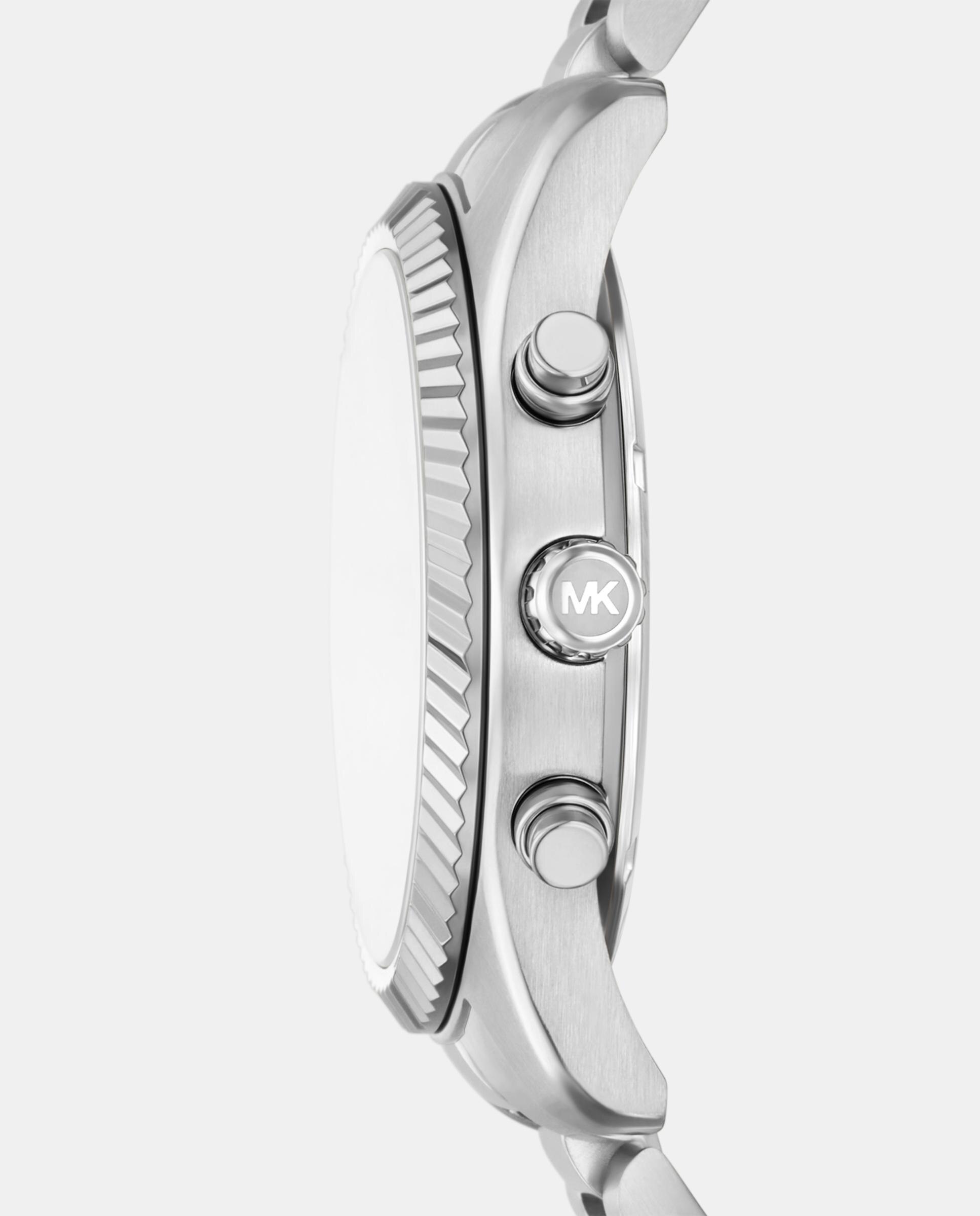 Reloj de mujer mk9278 maude de piel con tres agujas - Michael Kors - Plateado Plateado-3