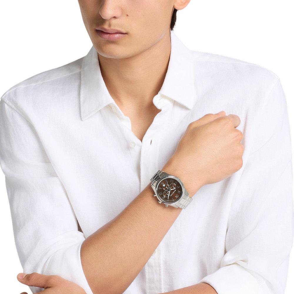 Reloj de mujer mk9278 maude de piel con tres agujas - Michael Kors - Plateado Plateado-5