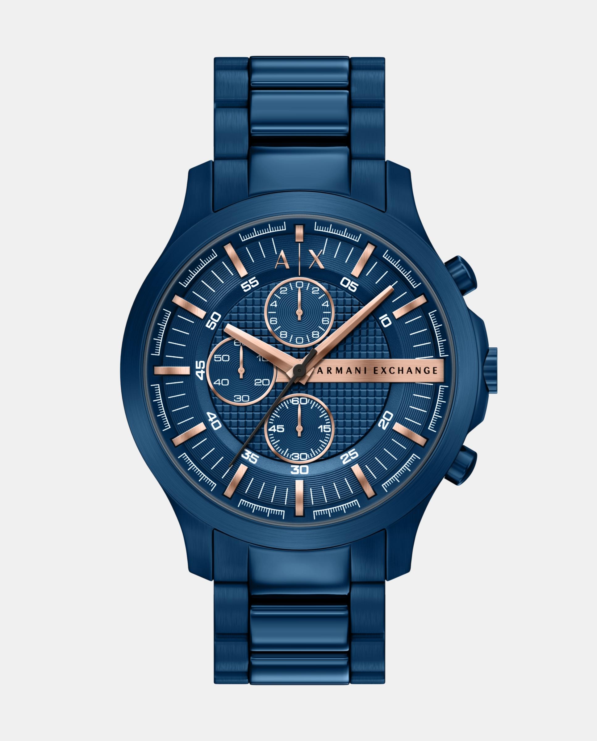 Reloj de hombre ax2468 de acero inoxidable con cronógrafo - Armani Exchange - Azul Azul-1