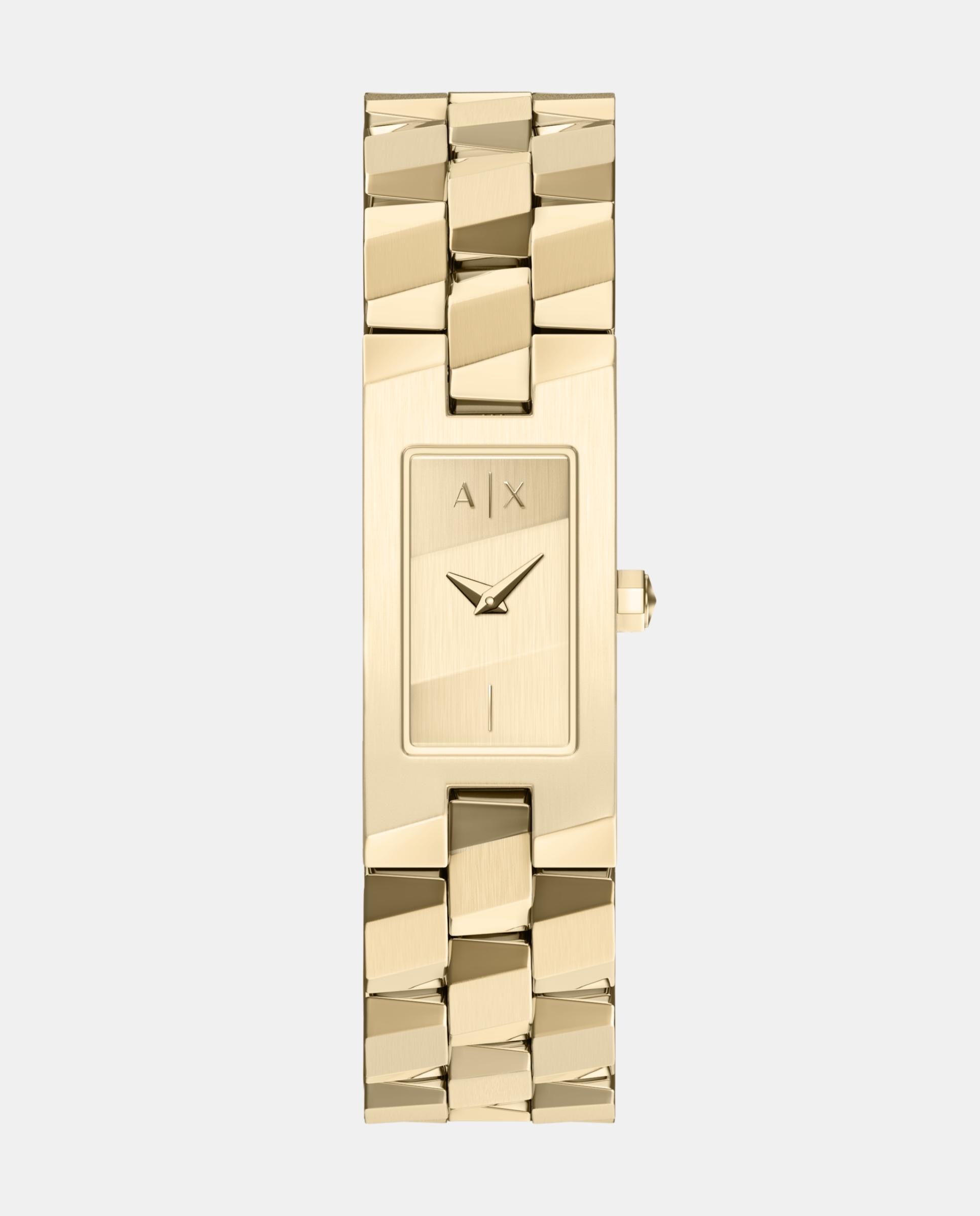 Reloj de mujer ax4701 de acero inoxidable con dos agujas - Armani Exchange - Dorado Dorado-1