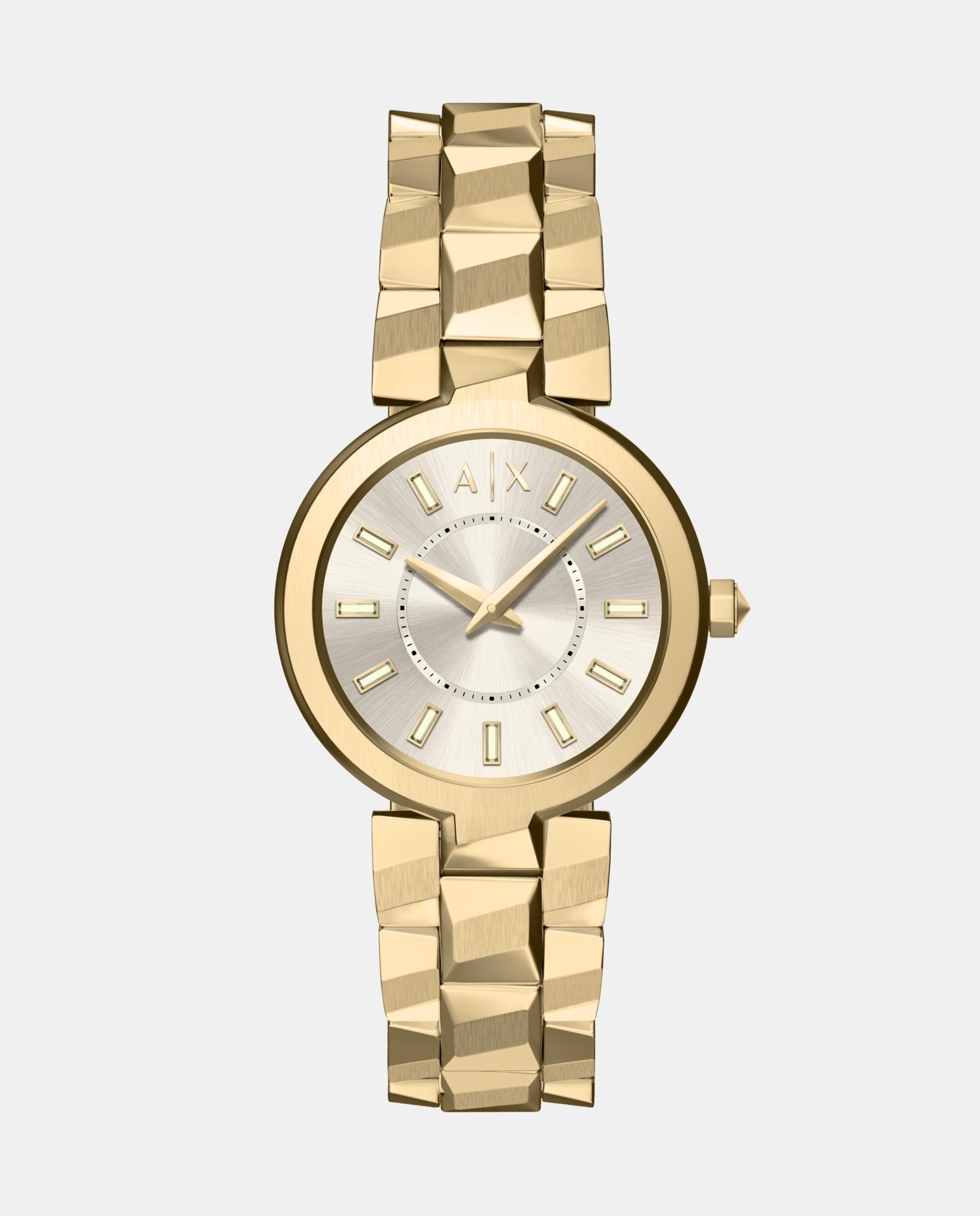 Imagen 0 de Reloj de mujer ax4410 audora de acero inoxidable con dos agujas Dorado