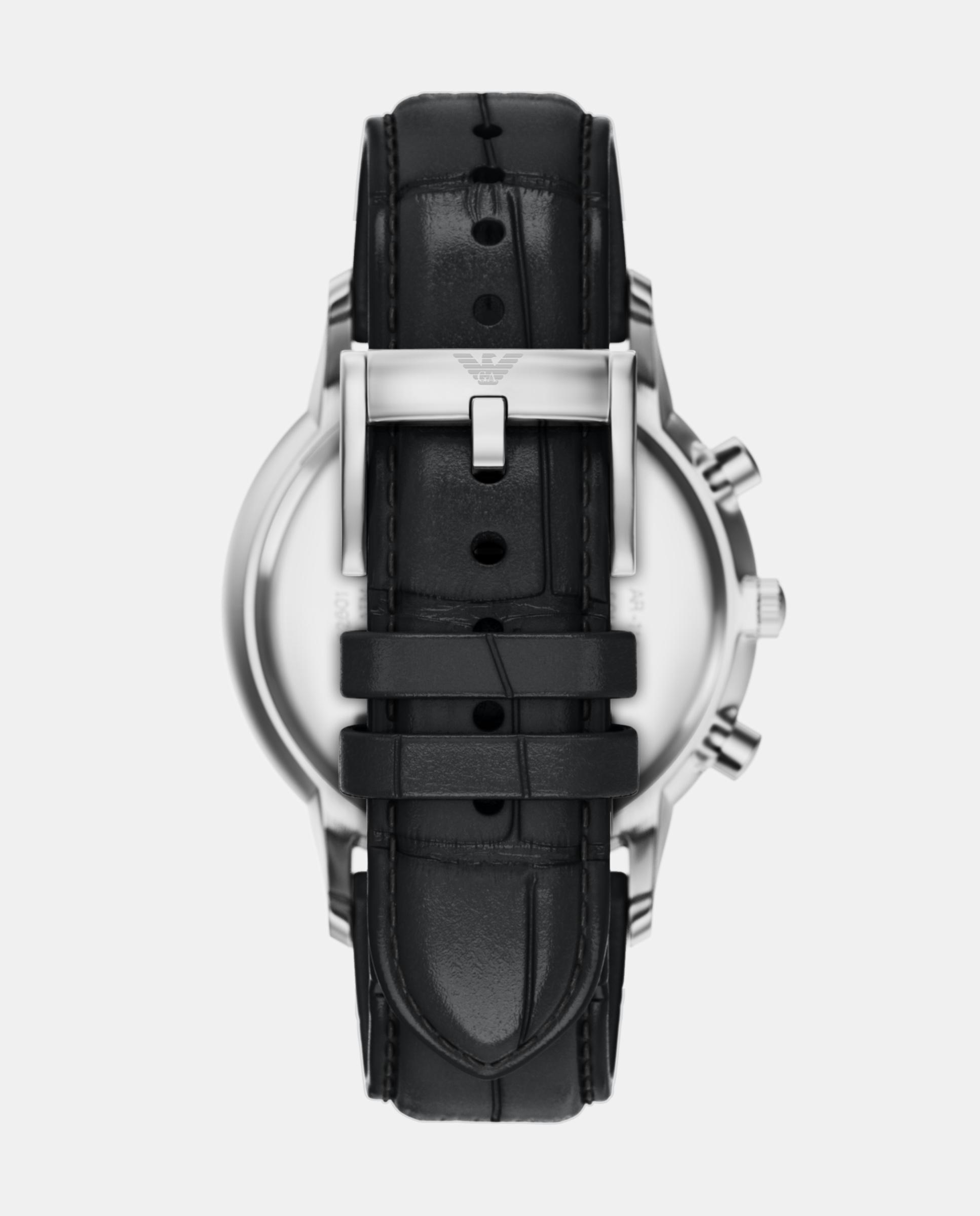 Reloj de hombre ar11820 archetipo de acero inoxidable con cronógrafo - Emporio Armani - Plateado Plateado-2