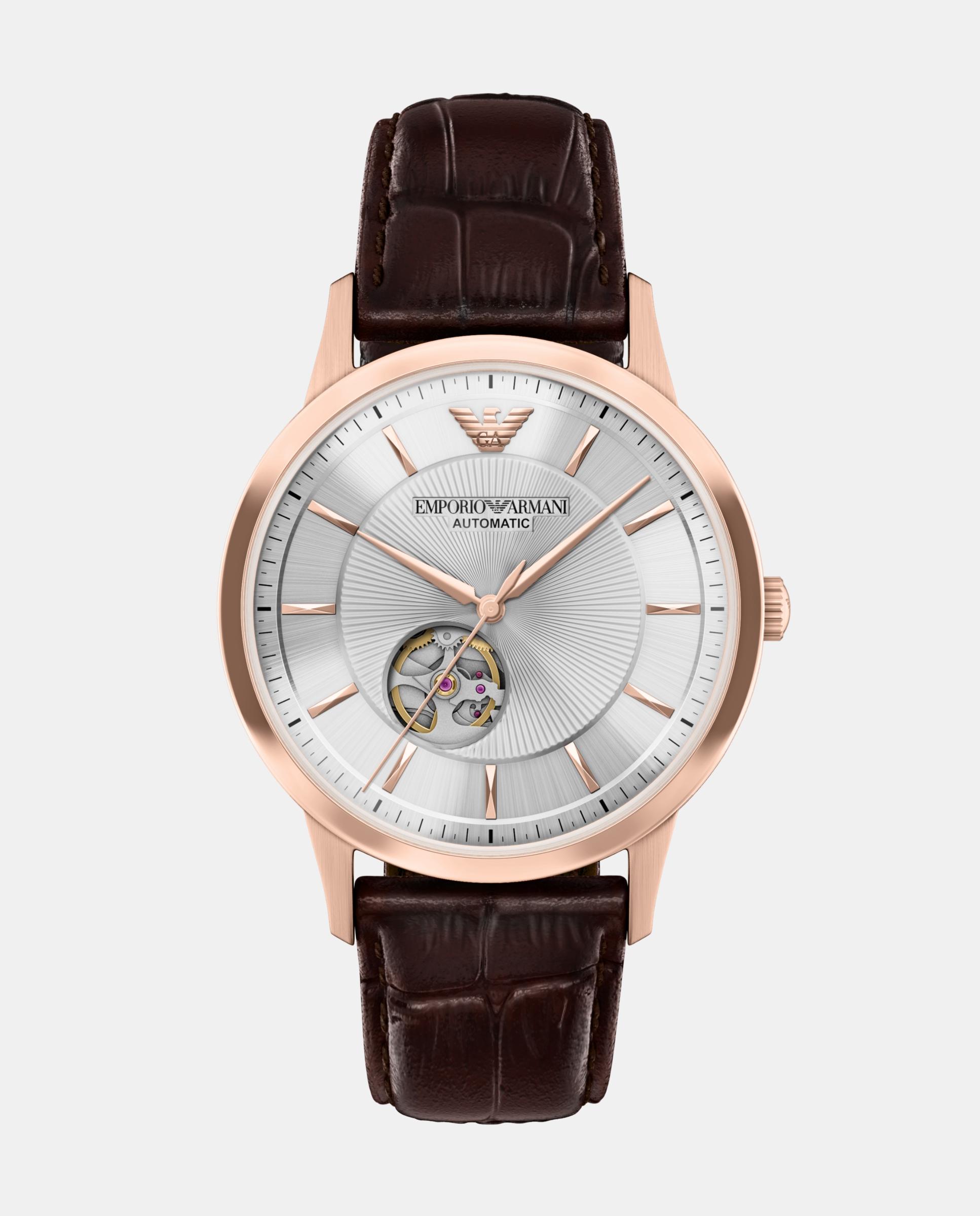 Imagen 0 de Reloj de hombre archetipo automático de piel Rosa