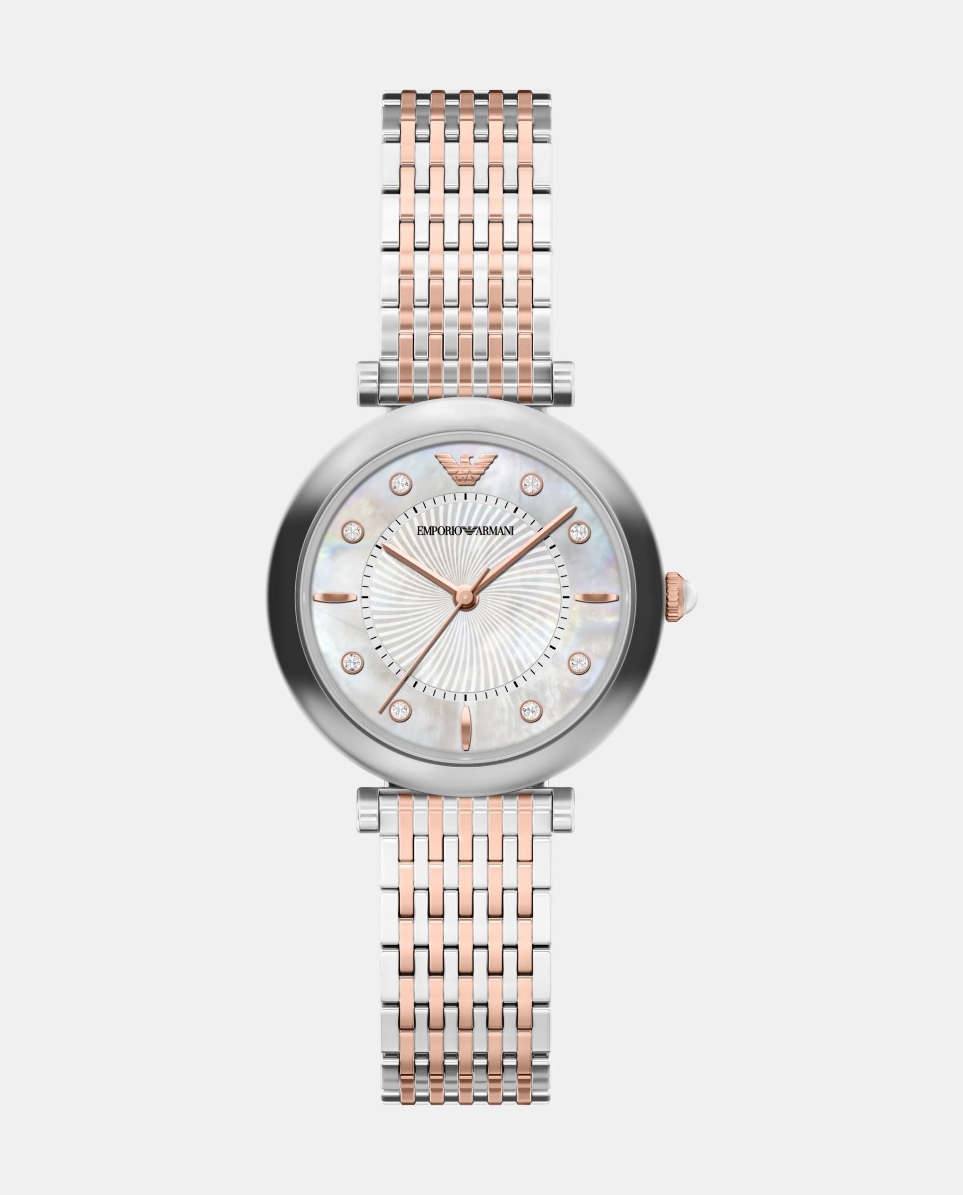 Reloj de mujer ar11808 archelia de acero inoxidable con tres agujas - Emporio Armani - Rosa Rosa-1
