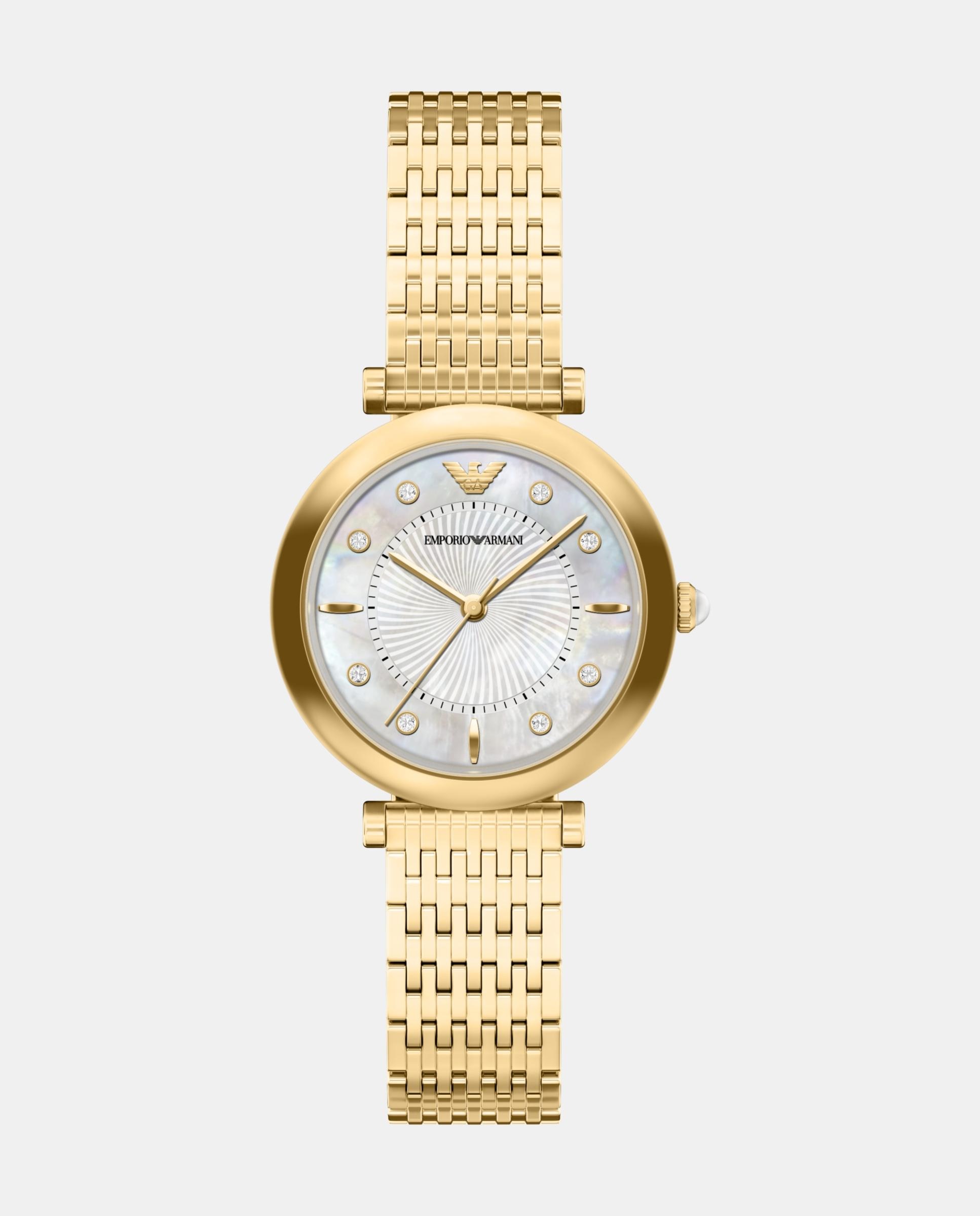 Reloj de mujer ar11809 archelia de acero inoxidable con tres agujas - Emporio Armani - Dorado Dorado-1