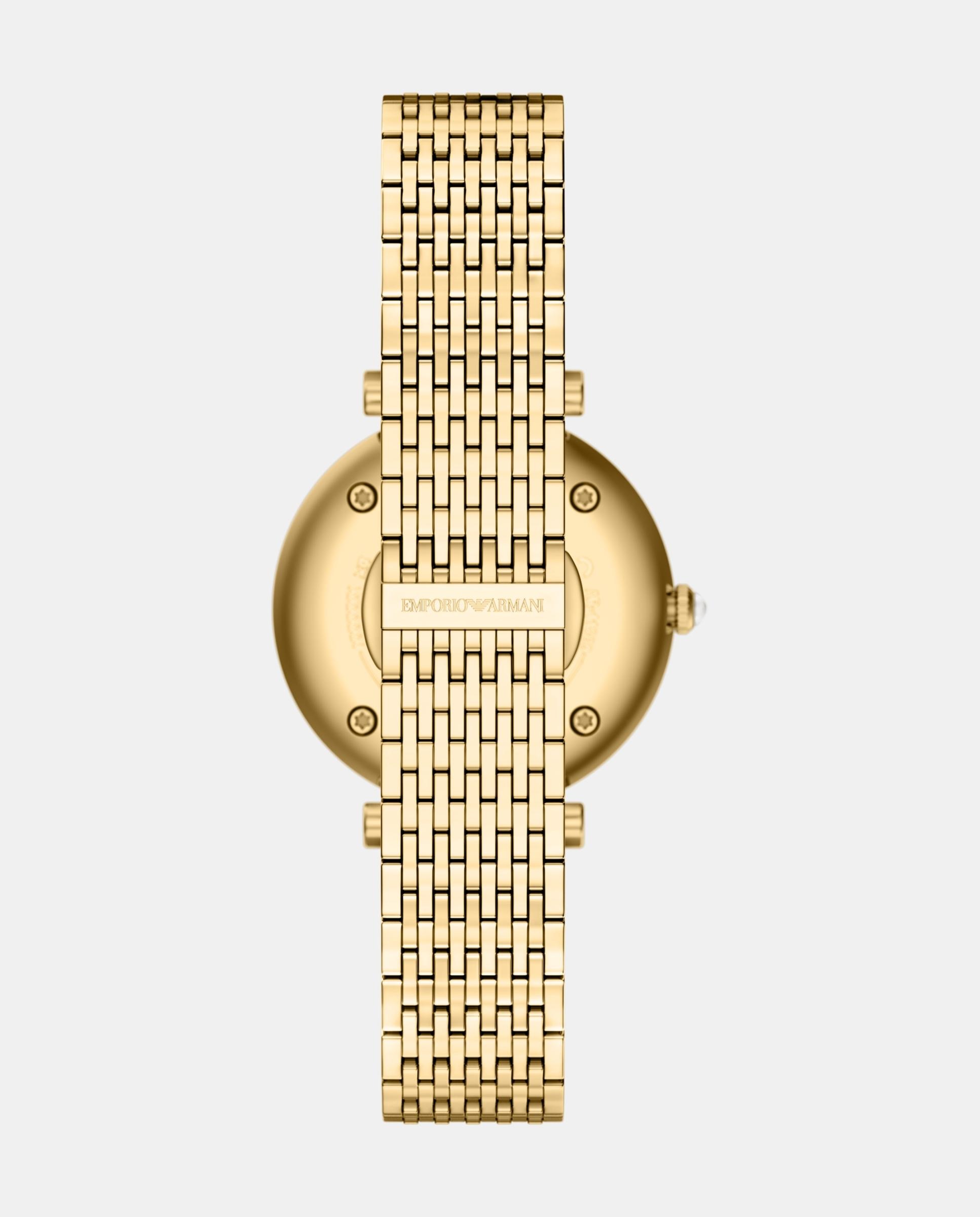 Reloj de mujer ar11809 archelia de acero inoxidable con tres agujas - Emporio Armani - Dorado Dorado-4