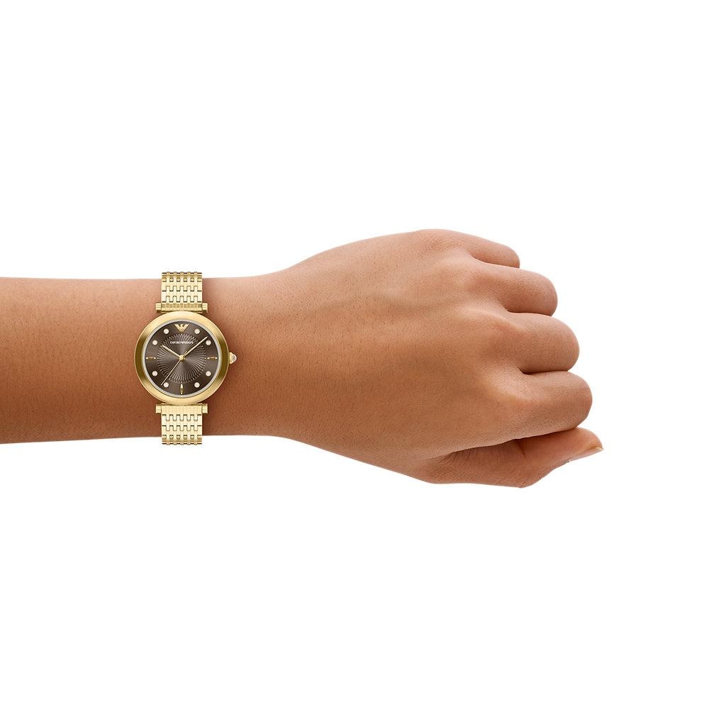 Reloj de mujer ar11808 archelia de acero inoxidable con tres agujas - Emporio Armani - Dorado Dorado-6
